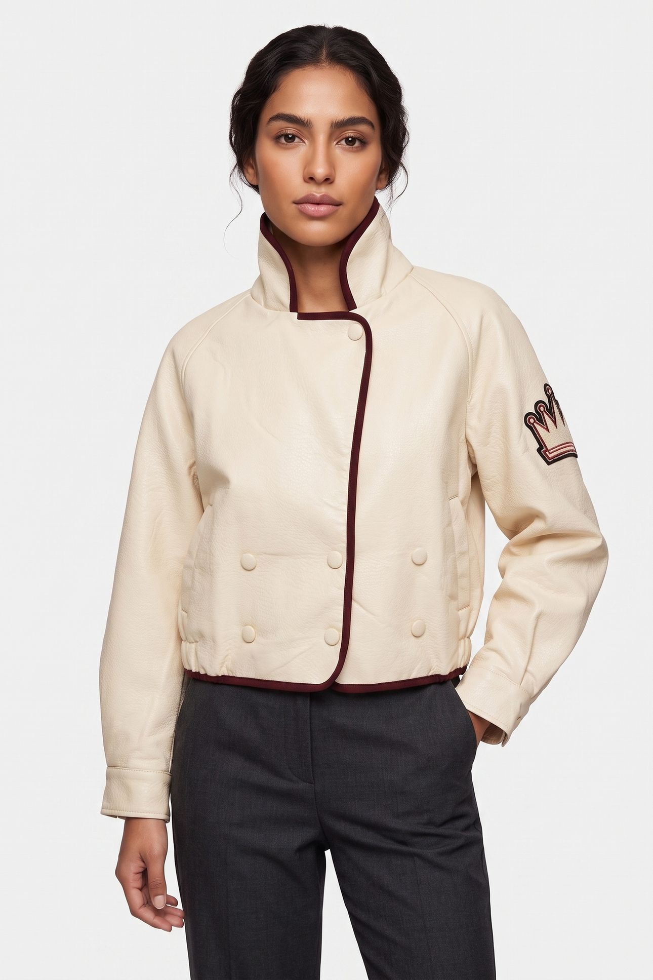 CROWN JACKET OFF WHITE 1