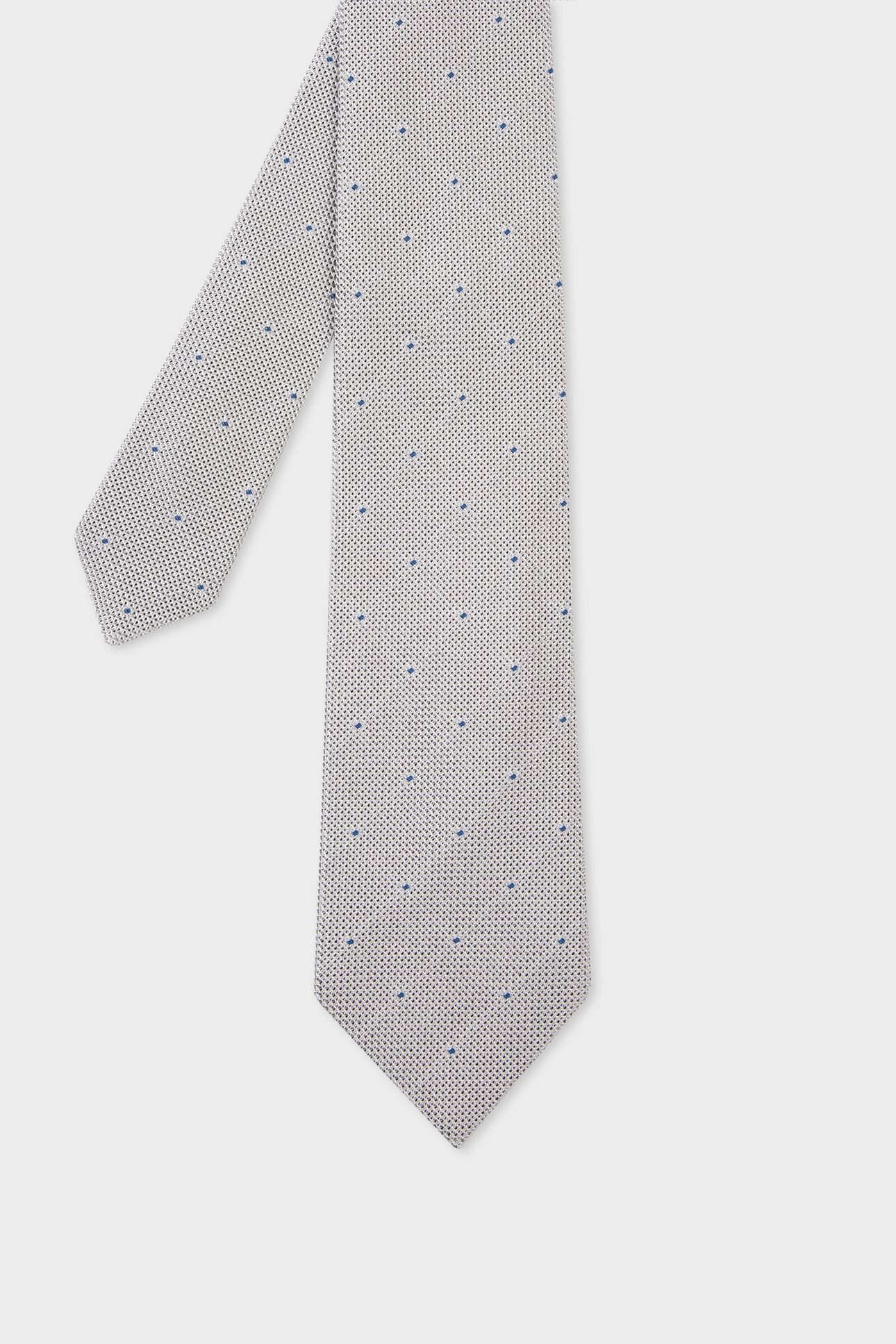 MEN TIE SMALL DOTS GREY 5