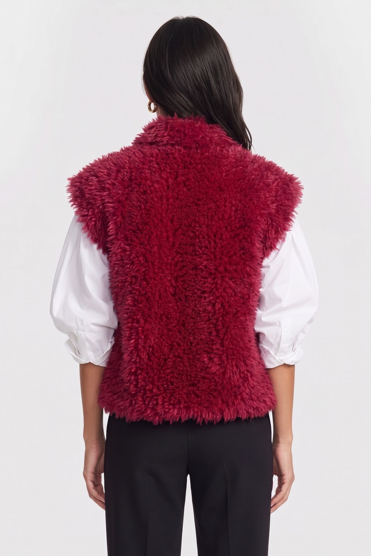SUVI GILET FUCHSIA 2