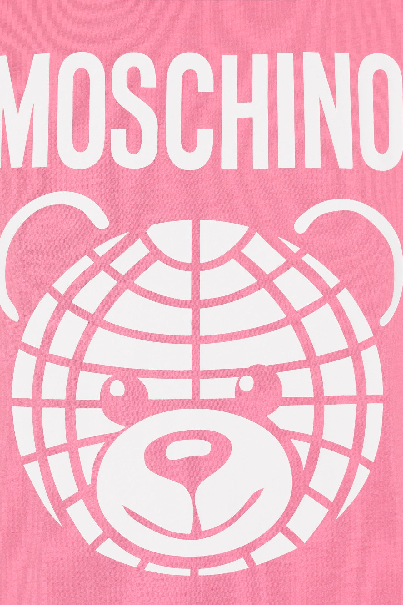 MOSCHINO TEDDY BEAR ORGANIC JERSEY DRESS PINK 4