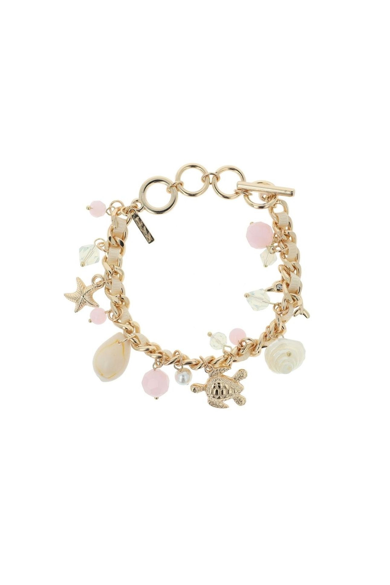 SEA LIFE BRACELET WHITE, PINK 2