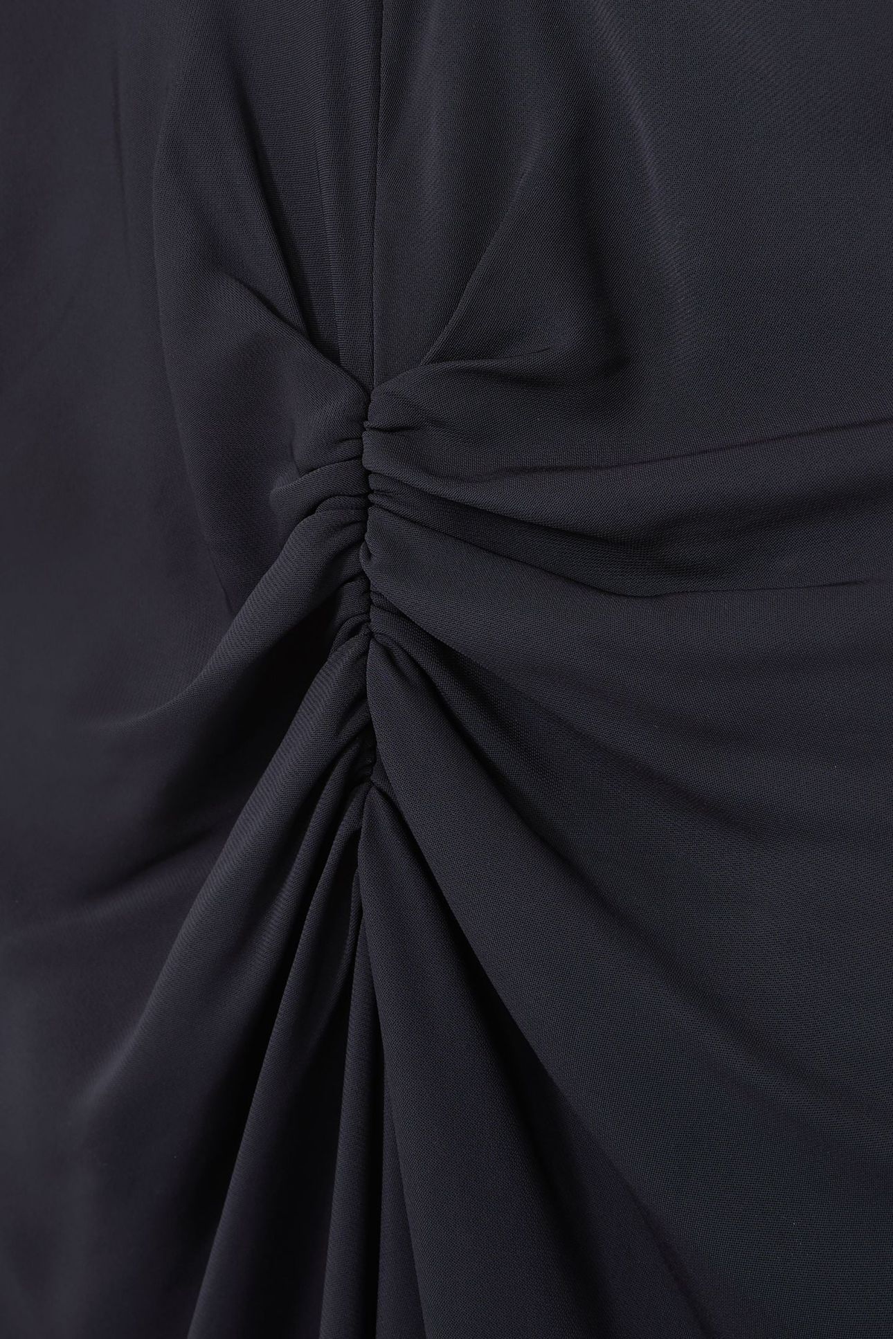 RUCHED FRONT WORKWEAR DRESS NAVY 4