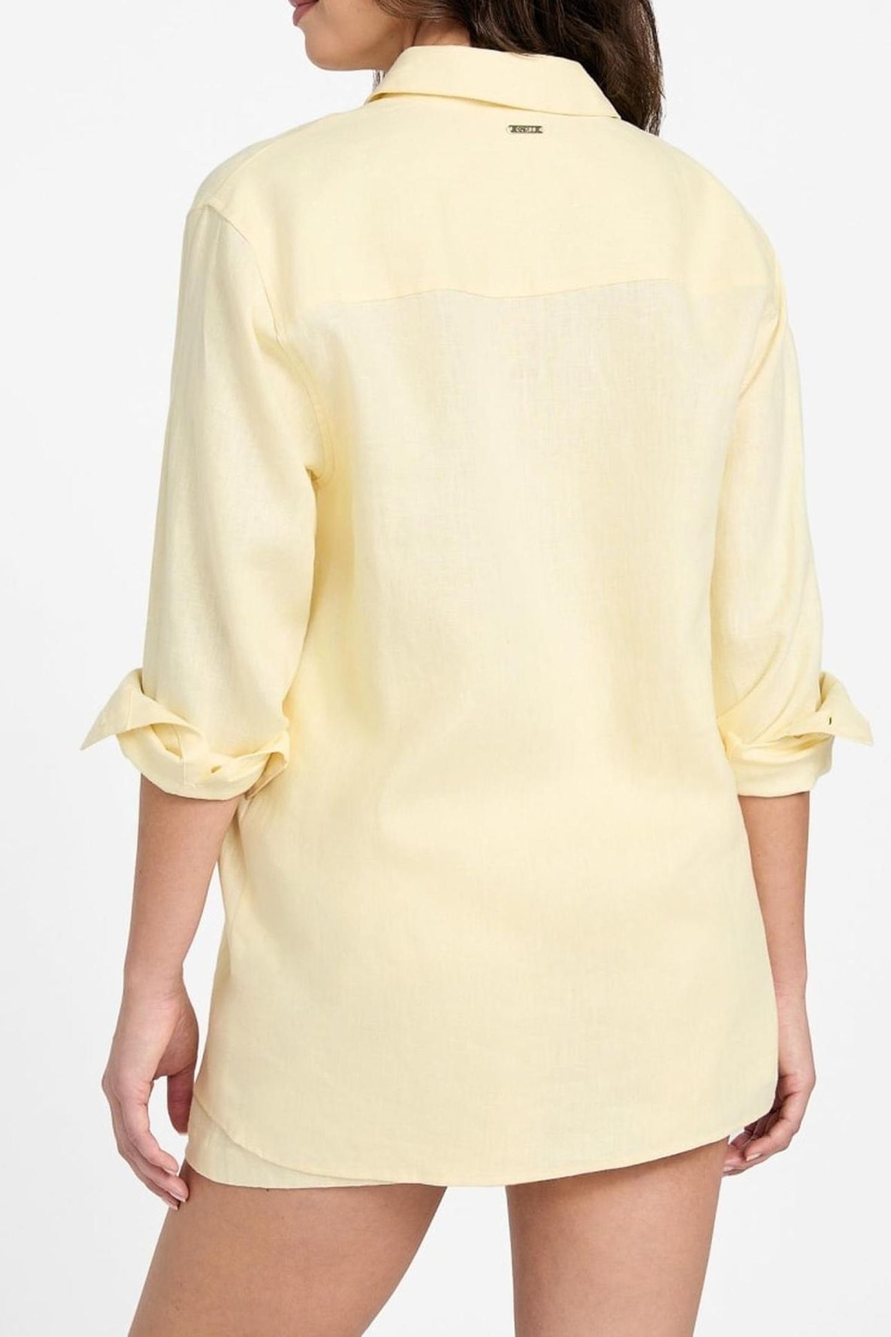 LS GEN LINEN SHIRT COTTON YELLOW 5