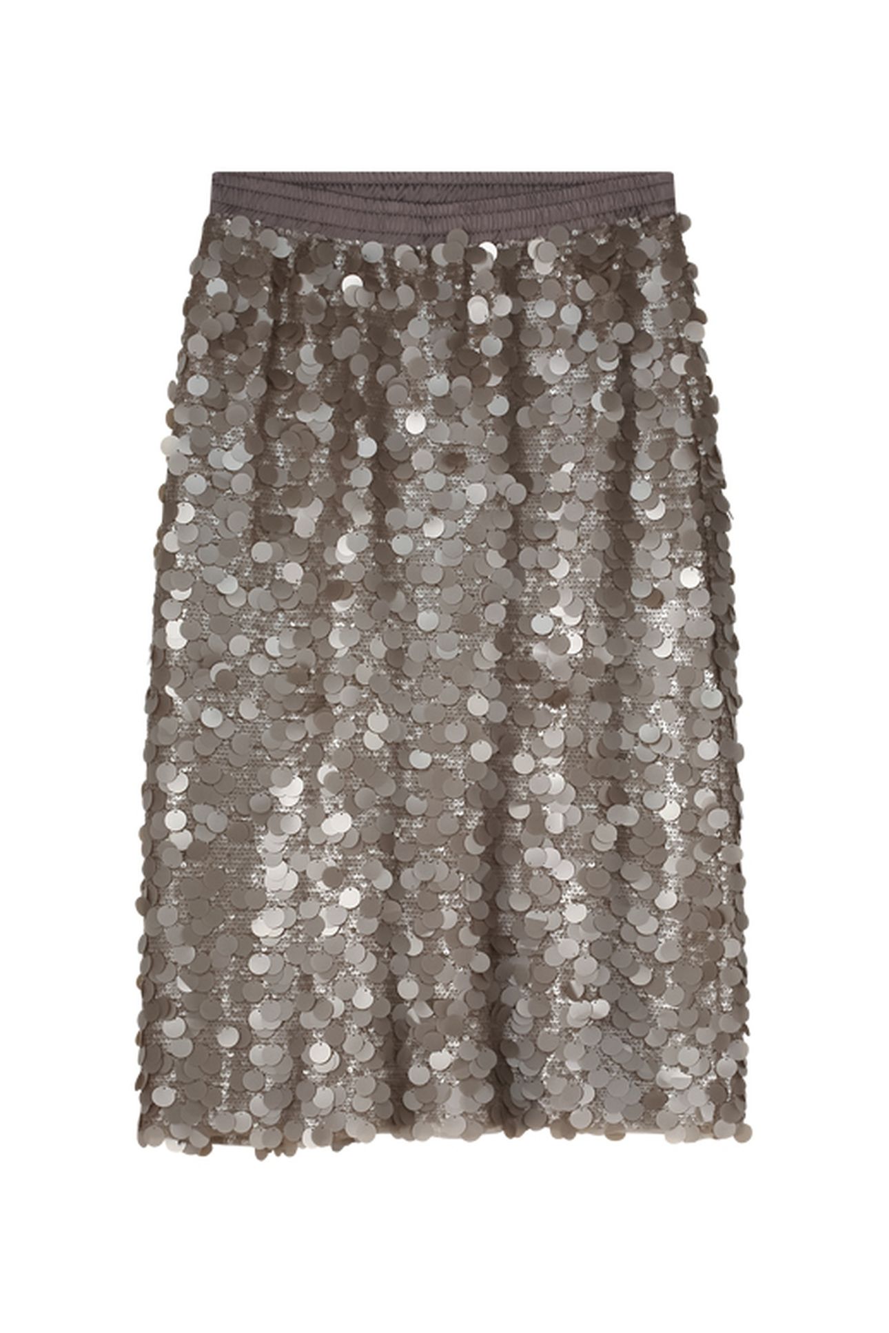 SKIRT DULL BIG SEQUINS CASHMERE 3