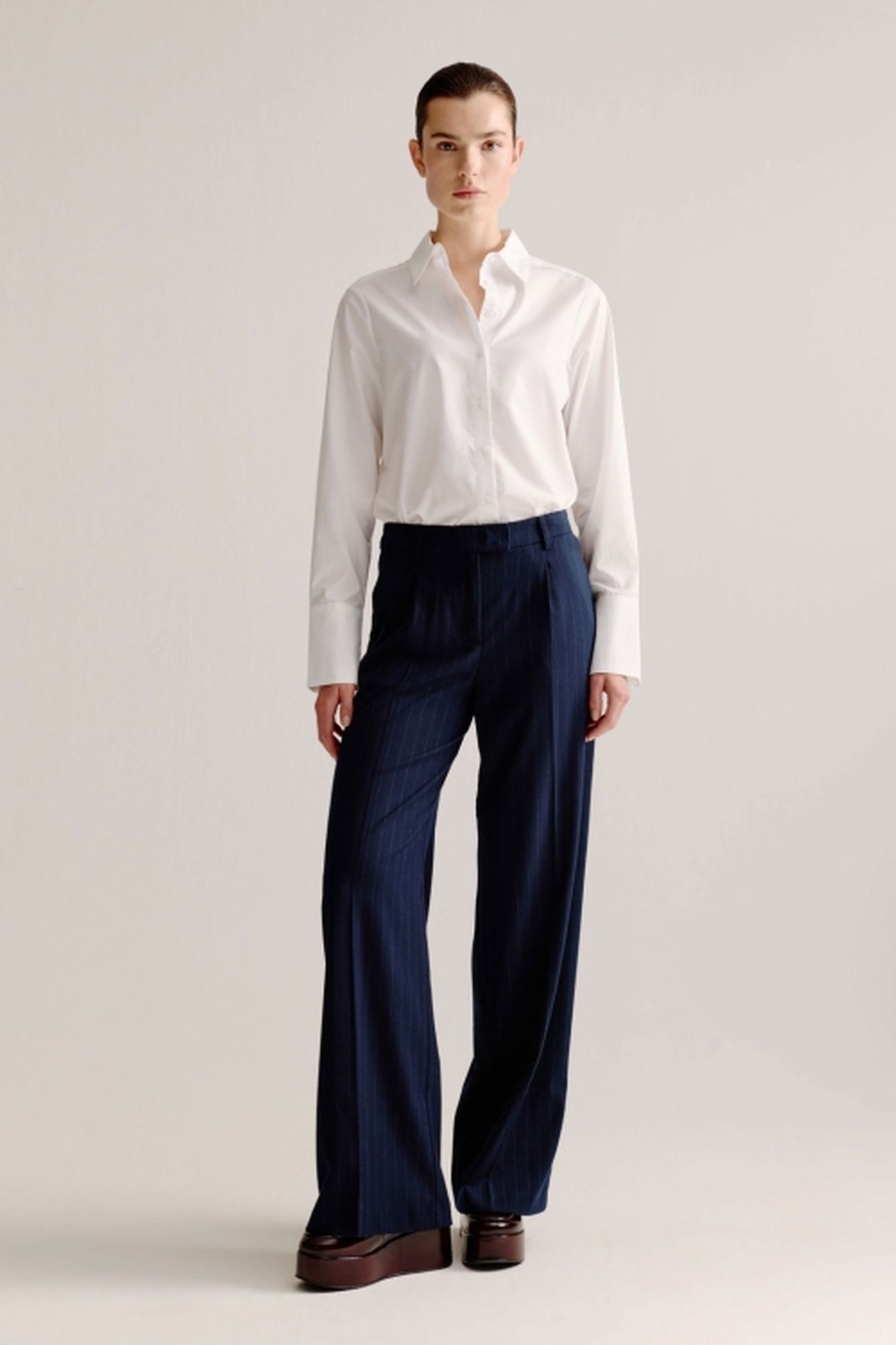 LIVIA PANTS NAVY STRIPE 1