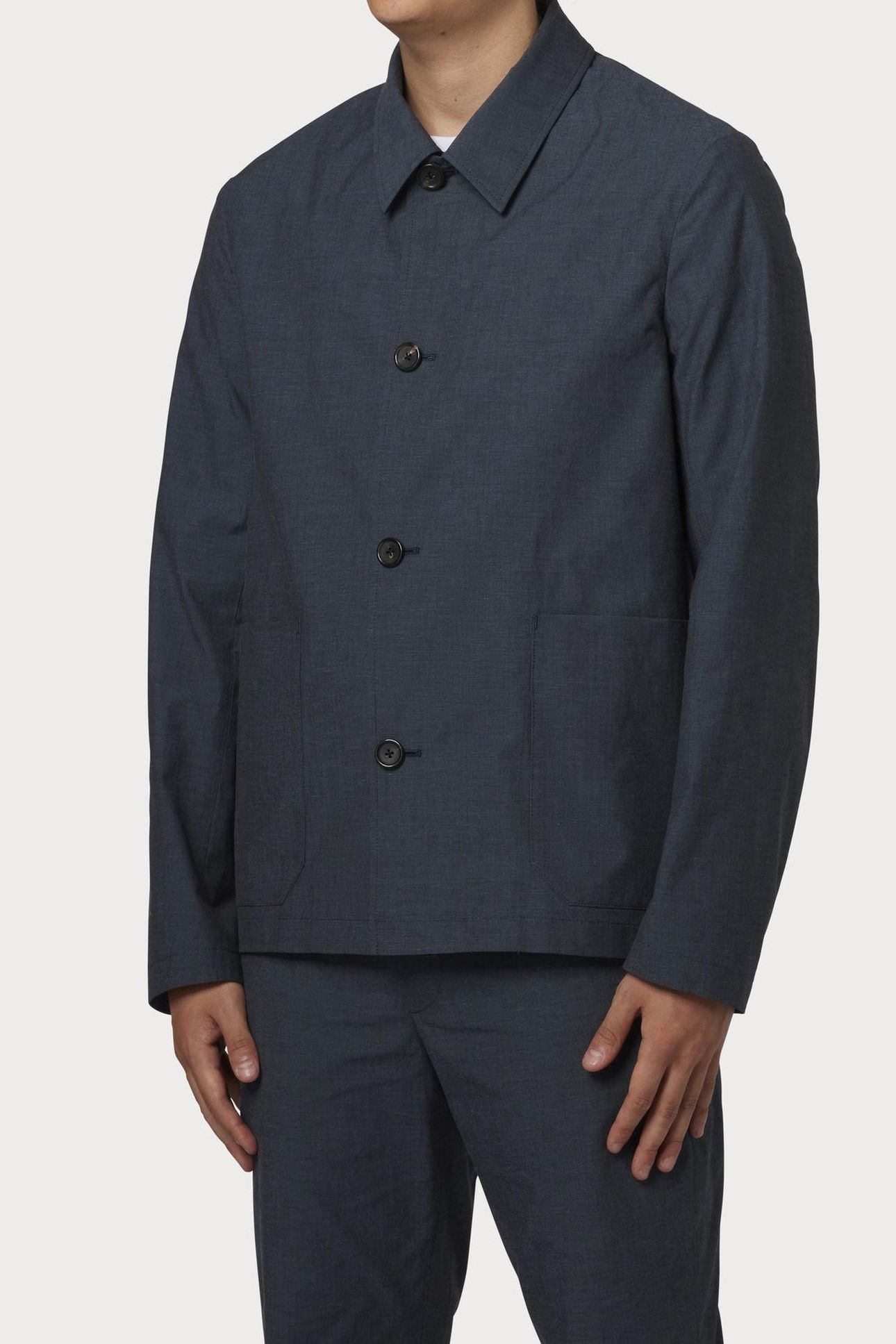 MENS JACKET PETROL BLUE 1