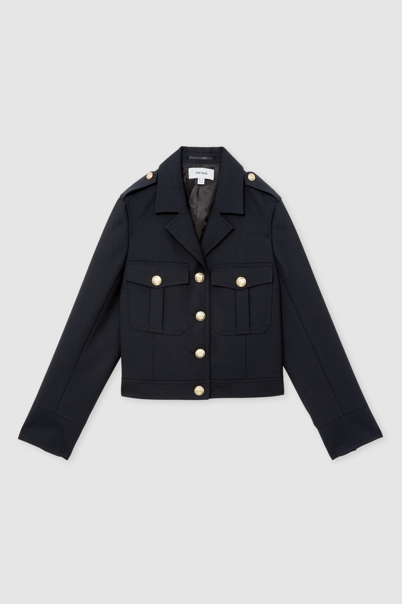 CROPPED JACKET BLACK 4