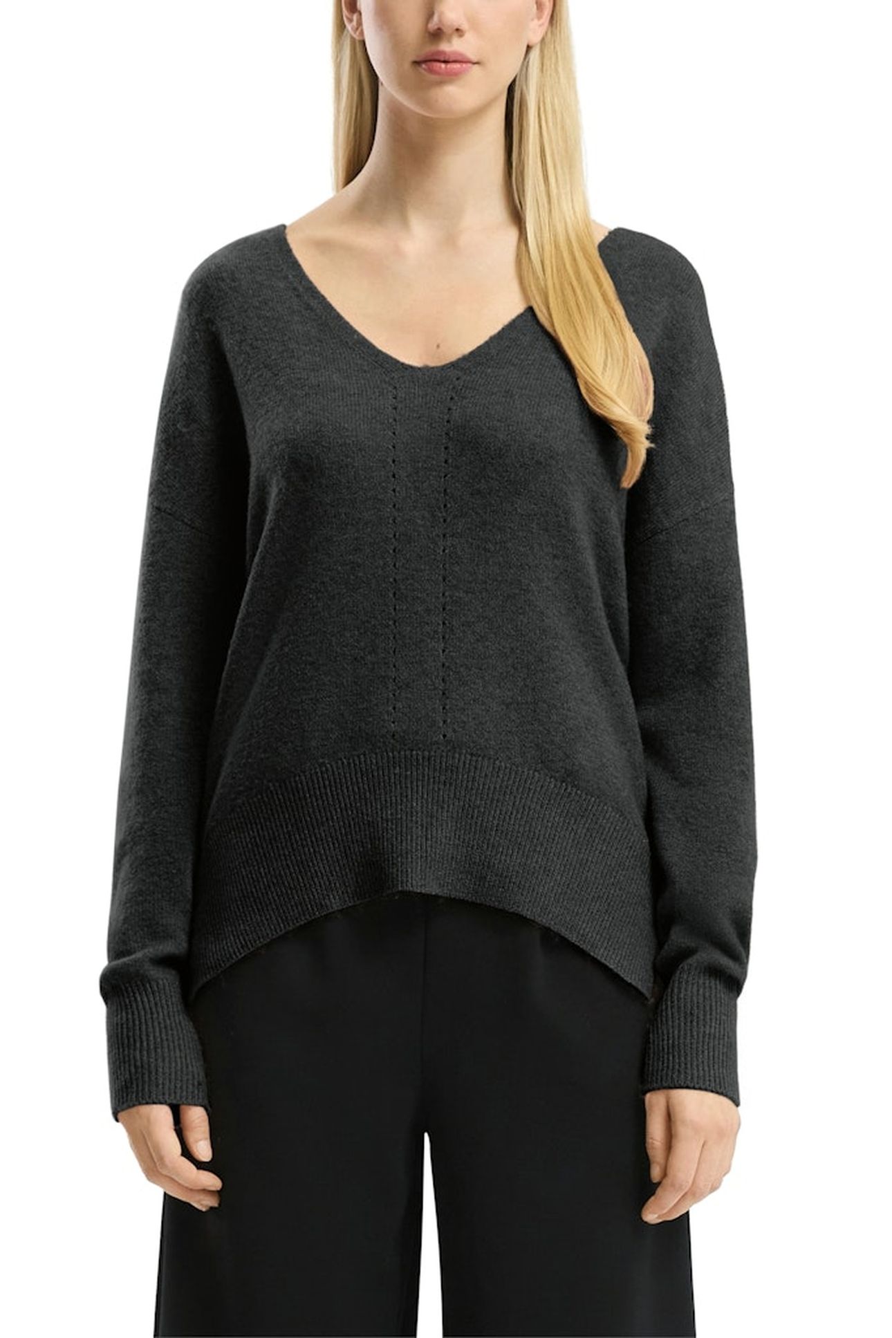 S.OLIVER-QS PULLOVER BLACK 1