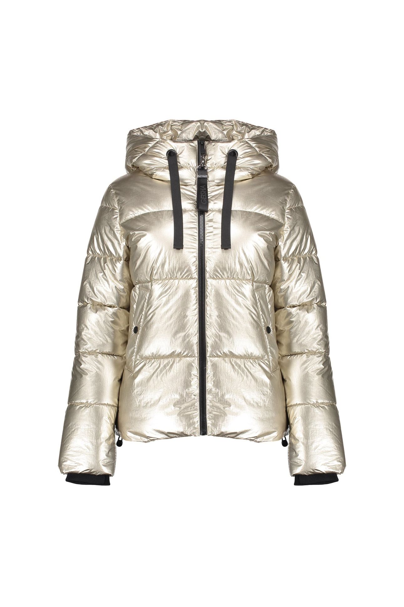 JACKET METALIC SHORT GOLD 1