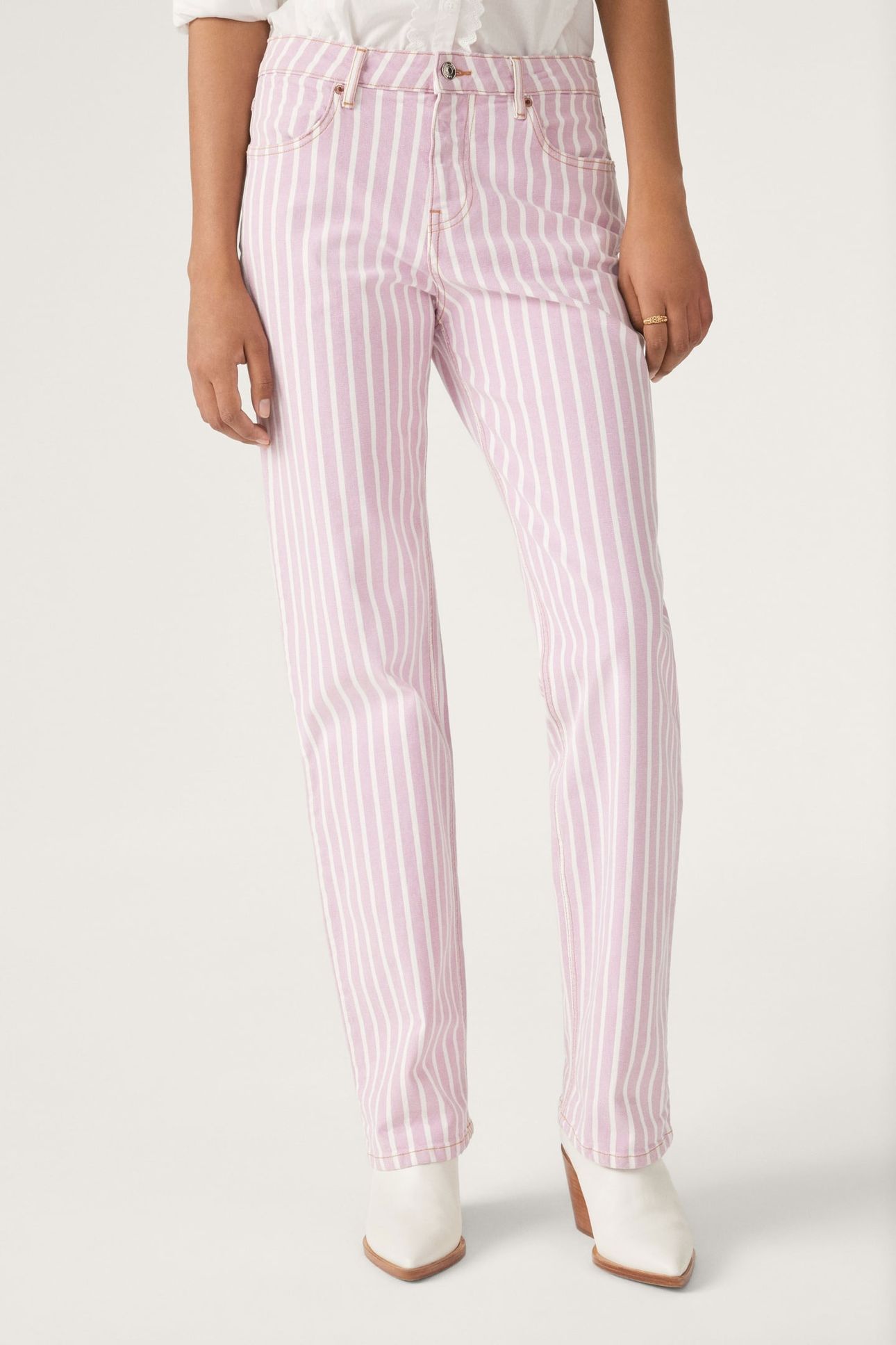 WIDE TROUSERS ROSE 1