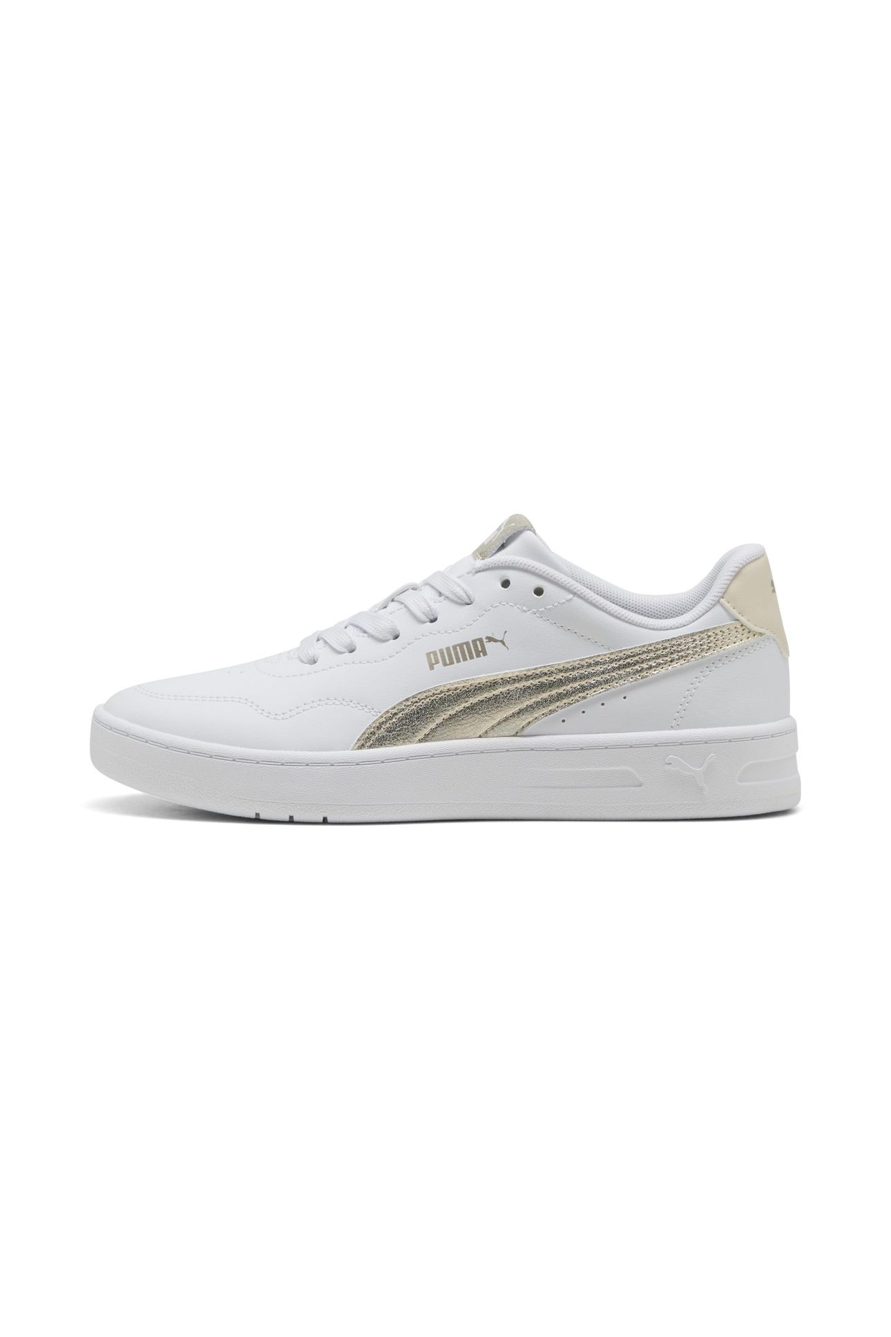 COURT LALLY METALLIC WHISPER WHITE-GOLD 6