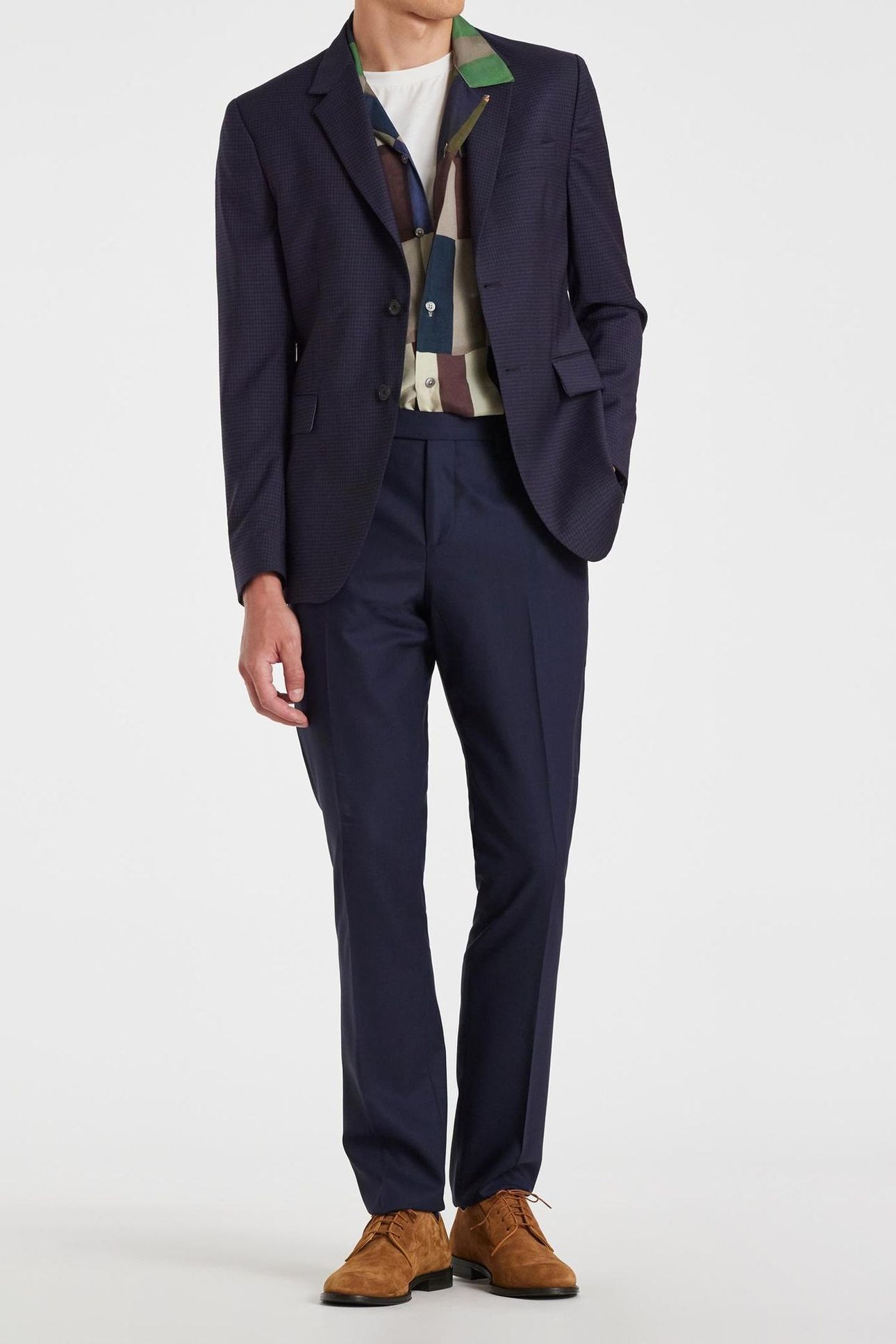 MENS 2 BUTTON JACKET NAVY 2