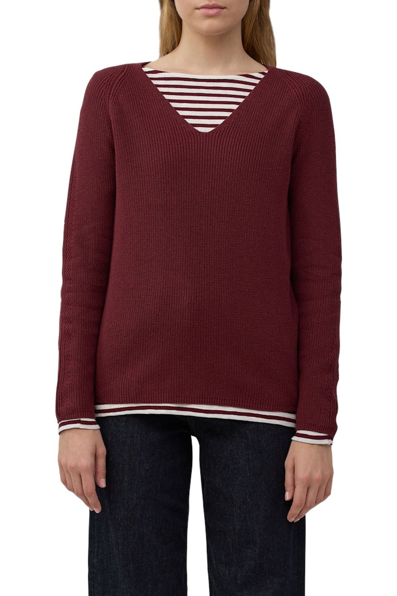 S.OLIVER PULLOVER BURGUNDY 1