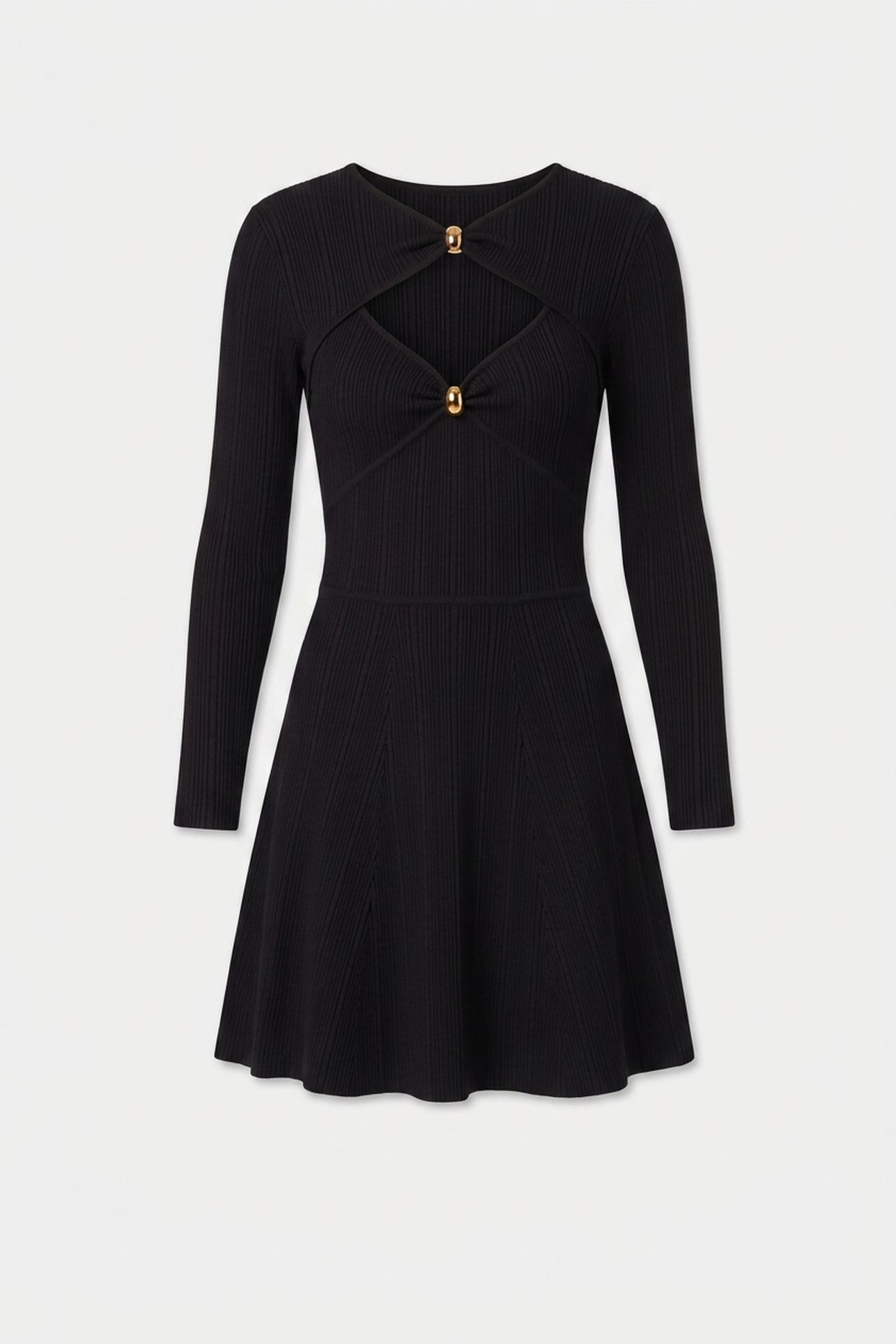 KATHLEEN LS RIB DRES JET BLACK A996 3