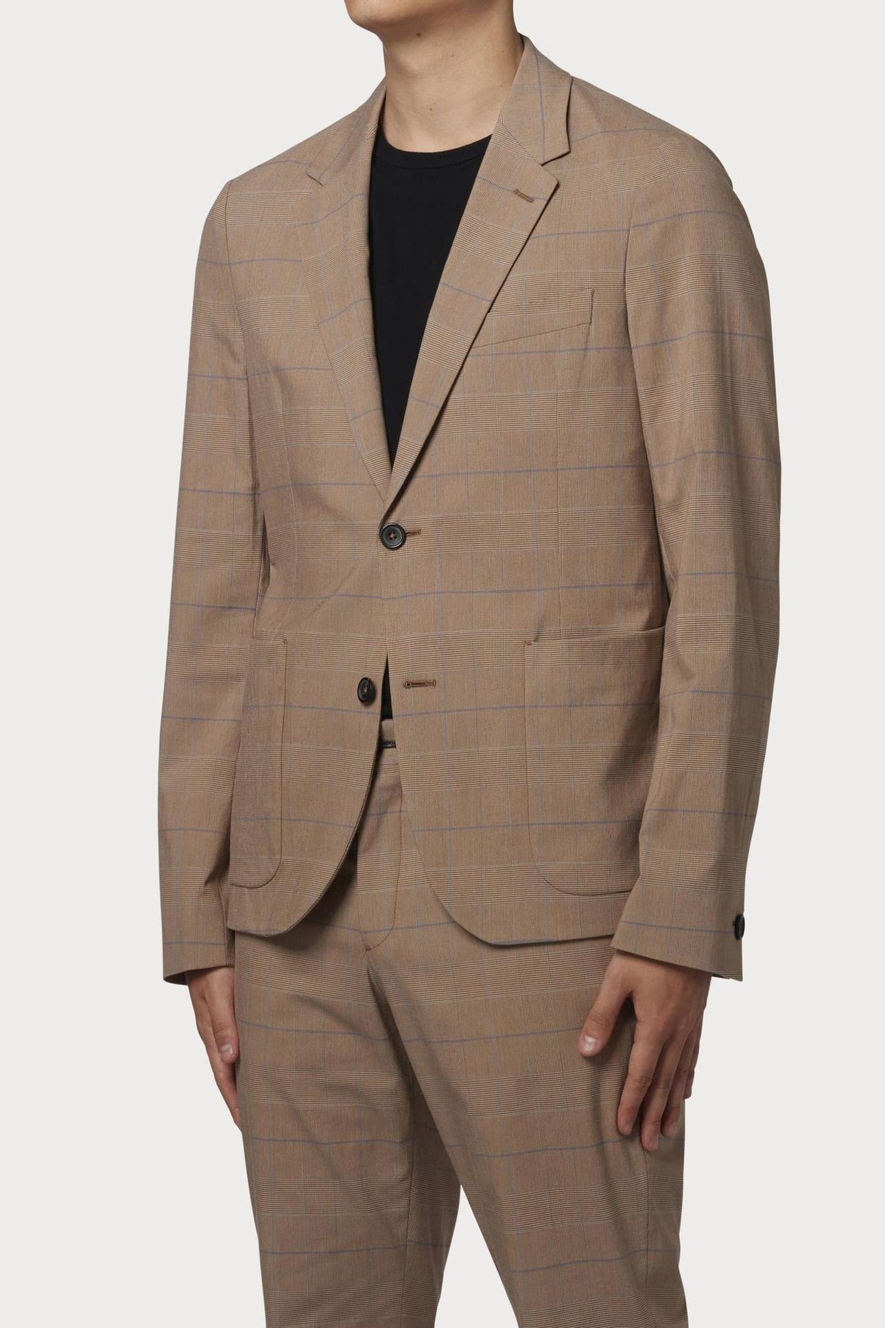 MENS JACKET UNLINED TAN 1