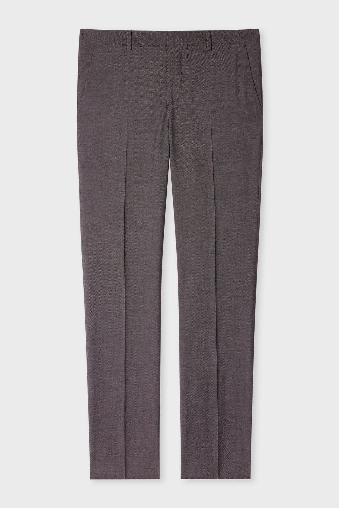 MENS TAILORED FIT 2 BUTTON SUIT CHOCOLATE 2