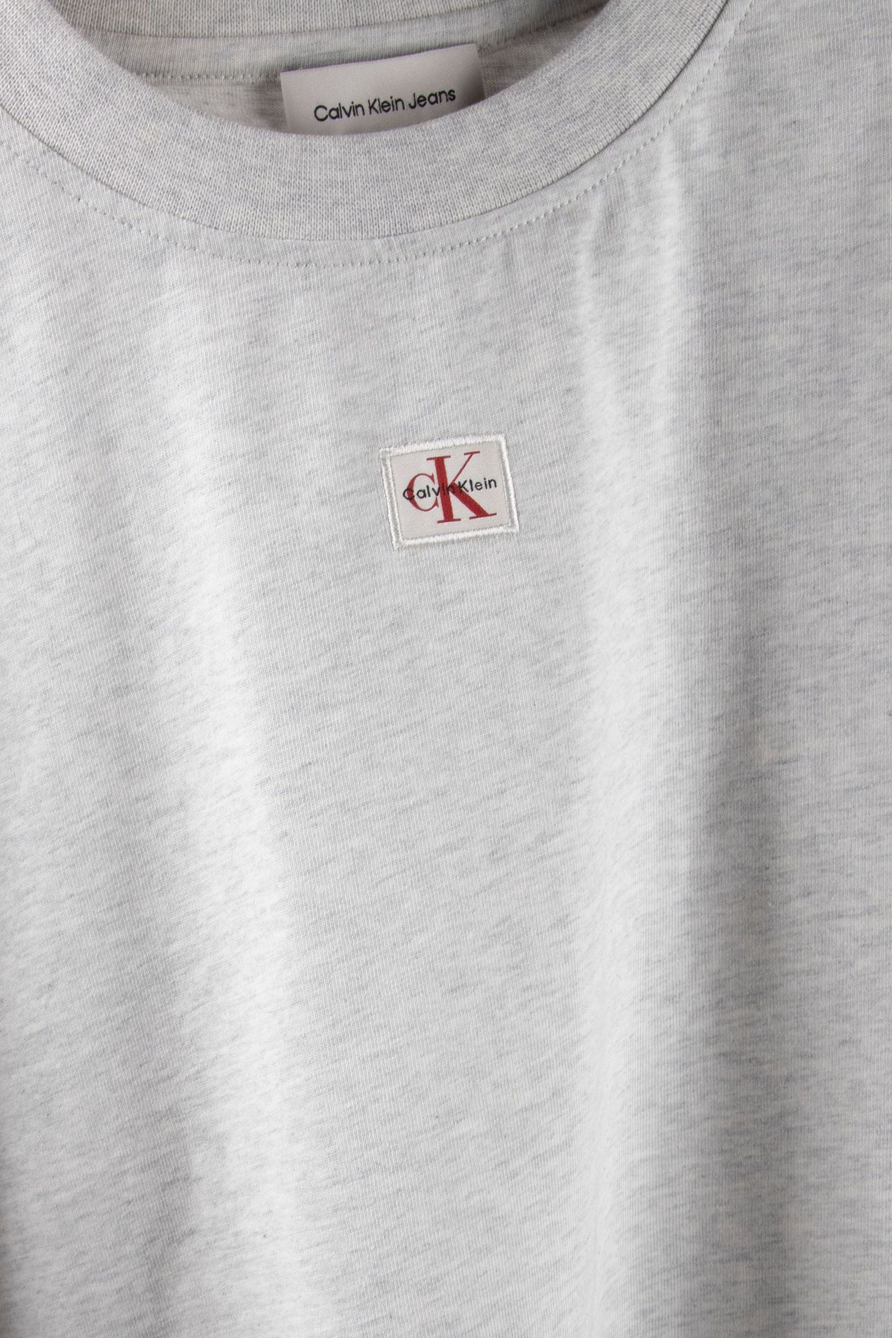 SHORT SLEEVE HERITAGE LABEL OVERSHIRT LIGHT GREY HEATHER 4