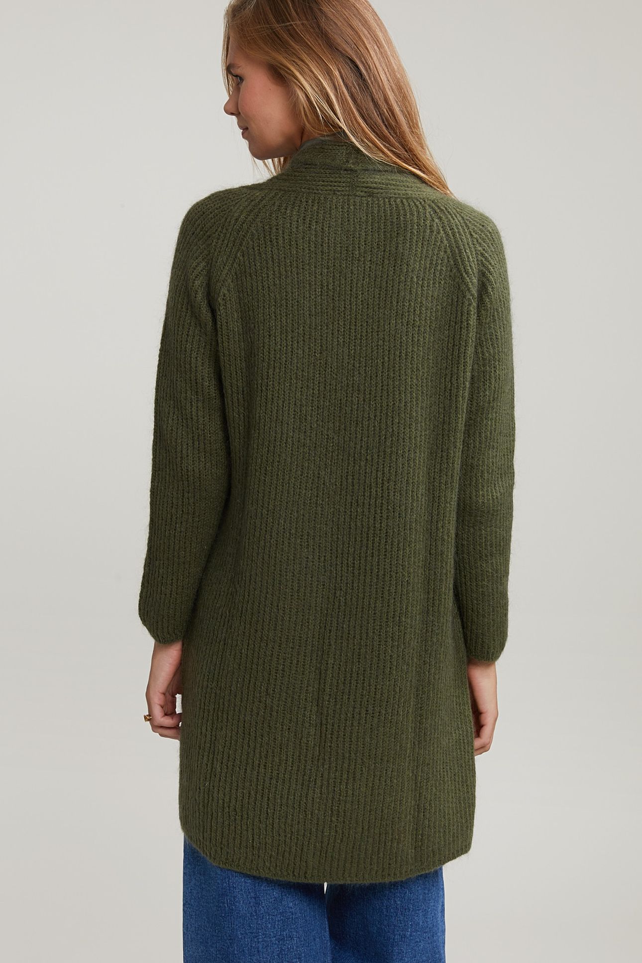 LONG CARDIGAN LONG SLEEVES KHAKI 2