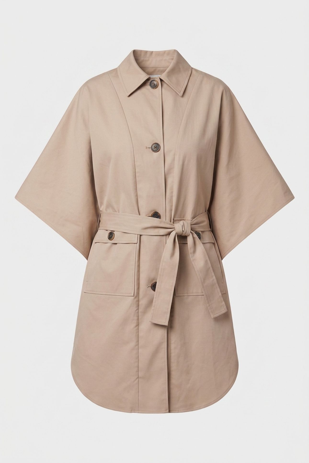 CINDY MAXI CAPE NATURAL ALMOND 3