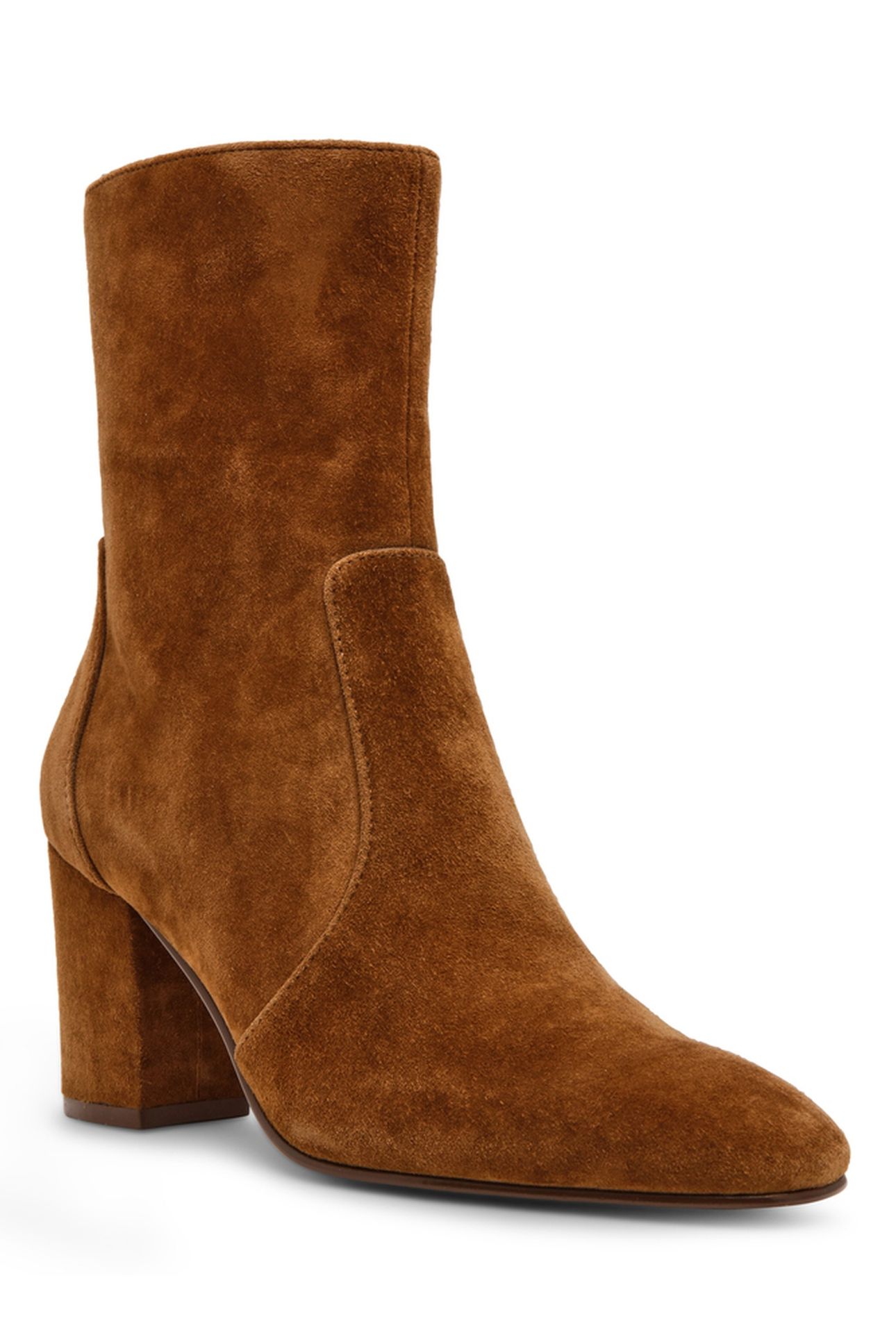 CROSSBAR BOOTIES CHESTNUT SUEDE 4