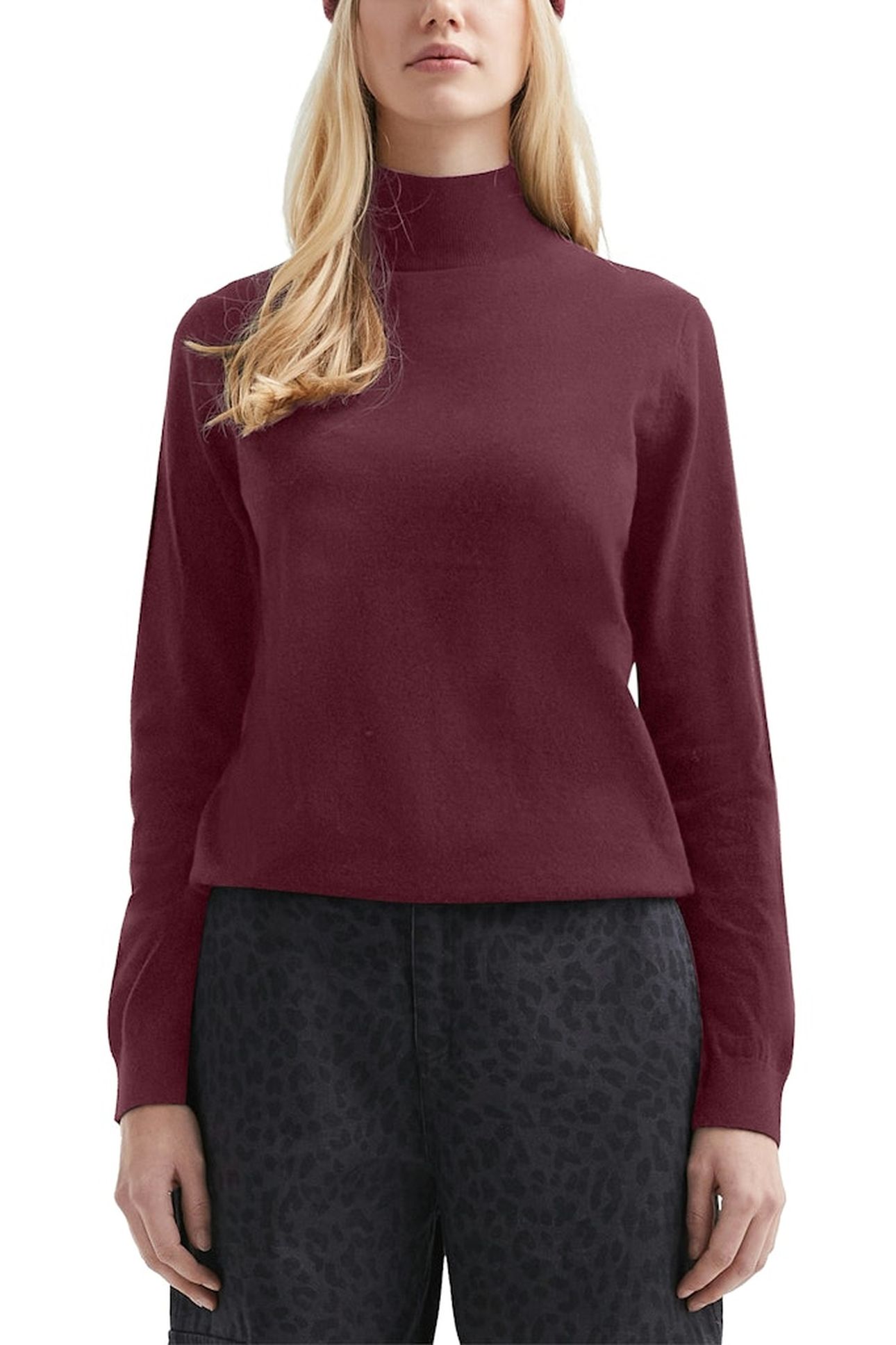 S.OLIVER-QS PULLOVER BURGUNDY 1