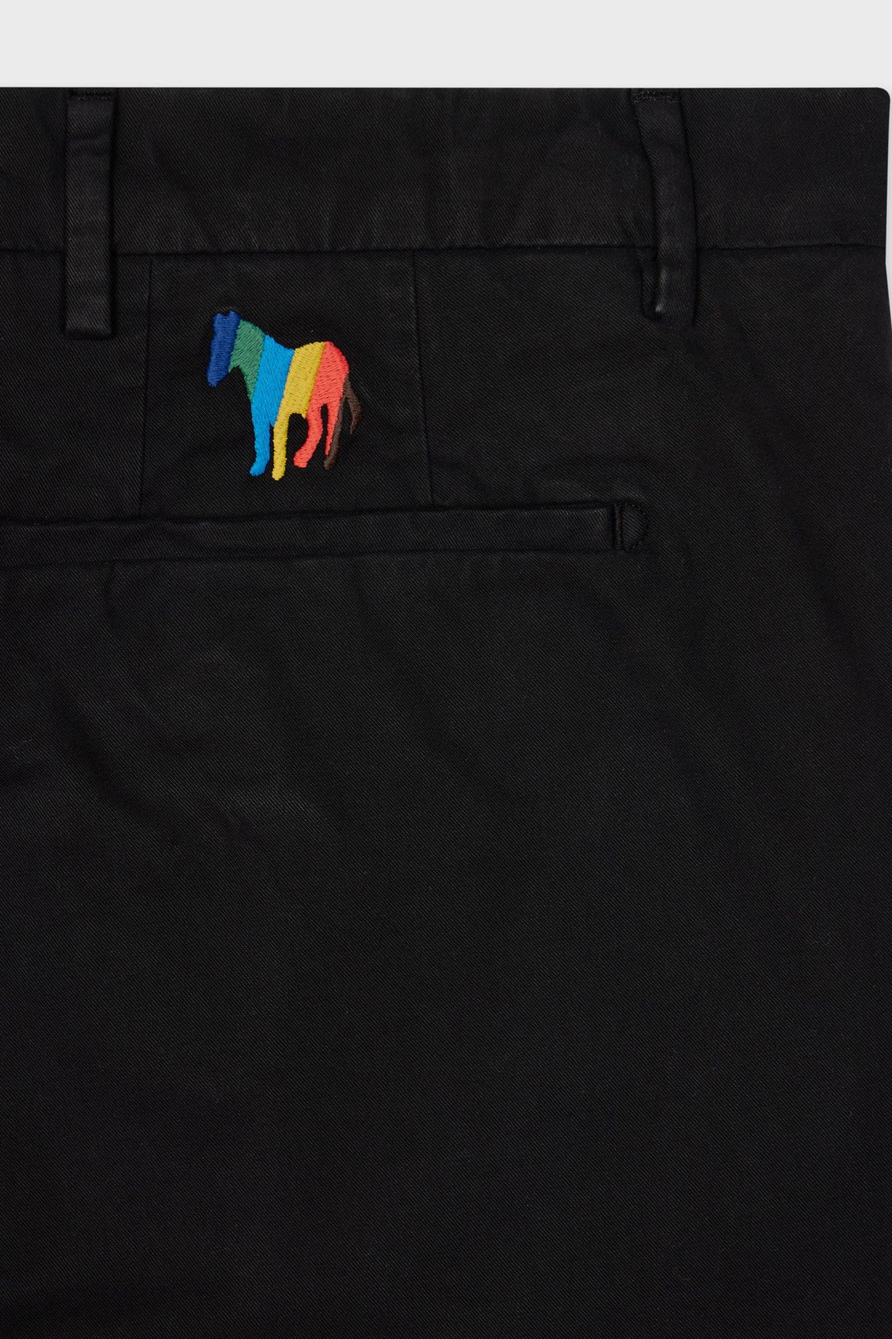 MENS SLIM FIT CLEAN CHINO BS ZEB BLACK 4