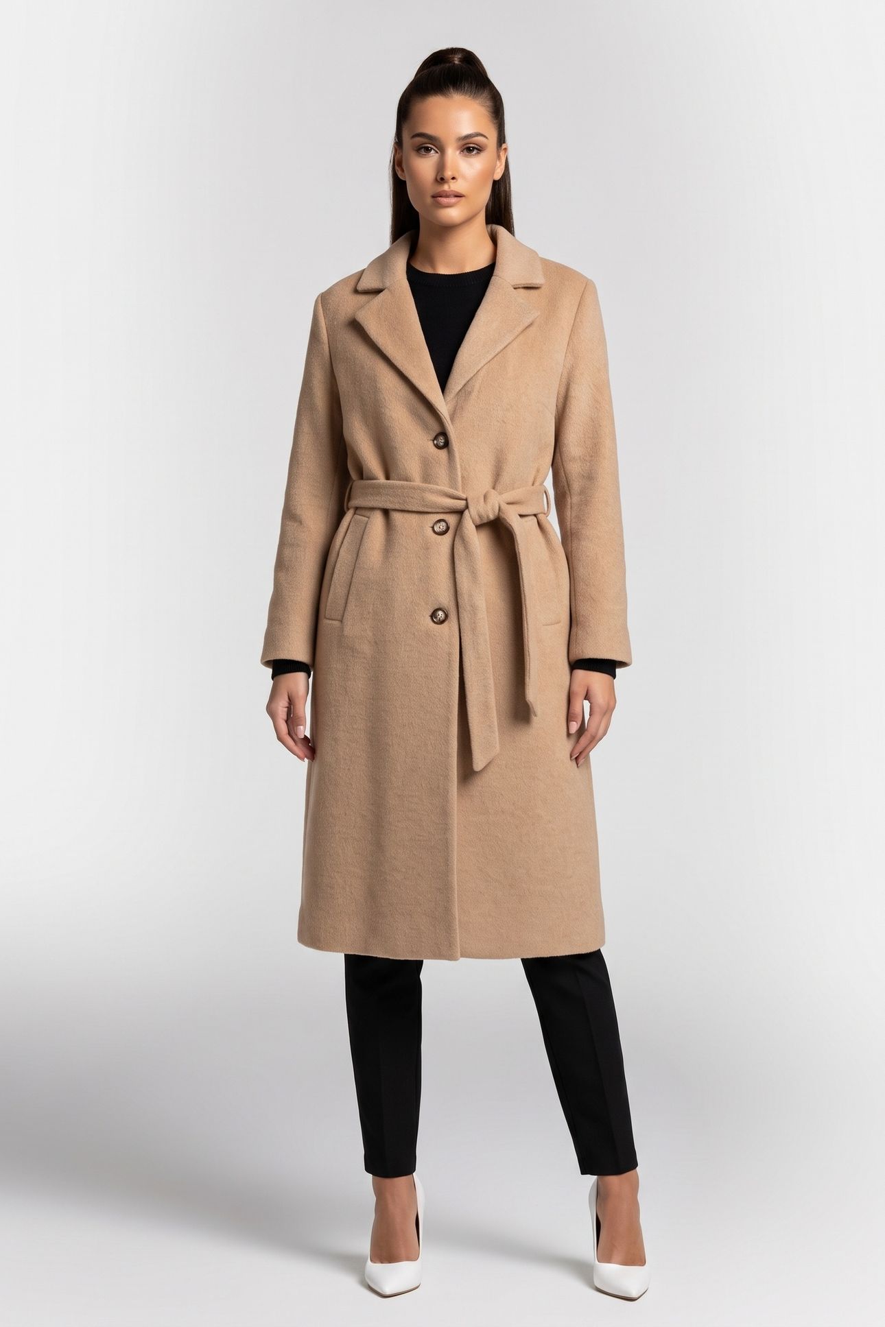 PA HUNTLEY COAT BEIGE 1