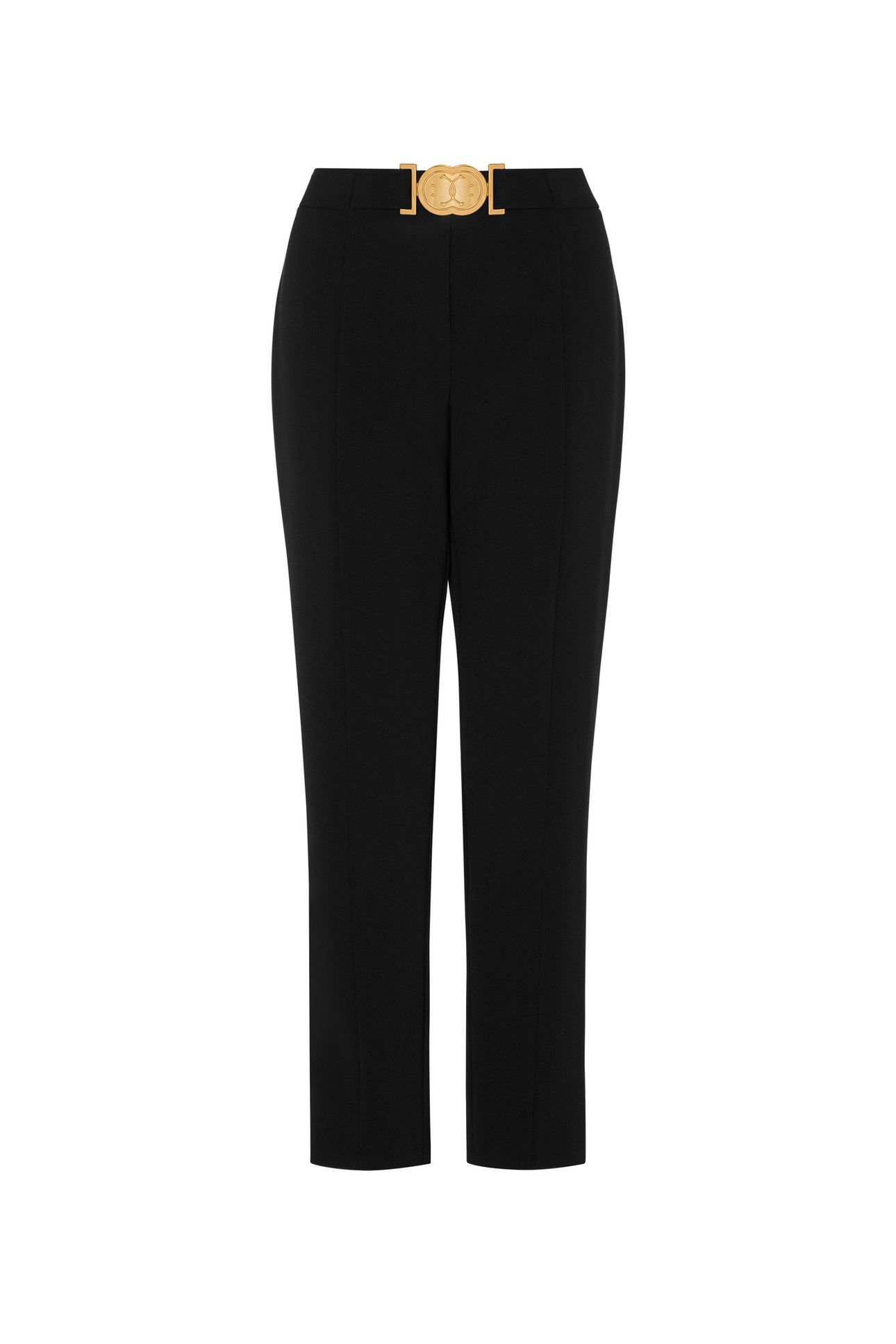 DOUBLE SMILEY® CRÊPE TROUSERS BLACK 3