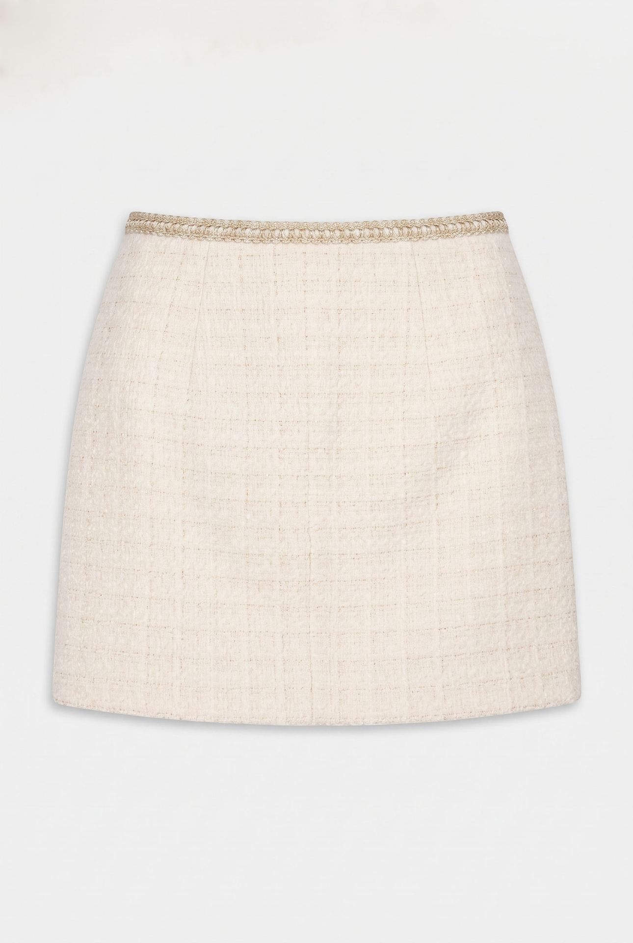 SUE MINI SKIRT MACADAMIA MULTI 3