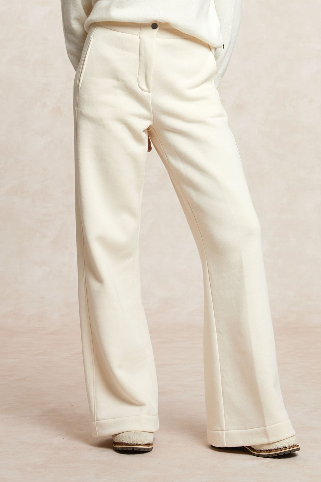 FLEECE PANTS OFF WHITE 3