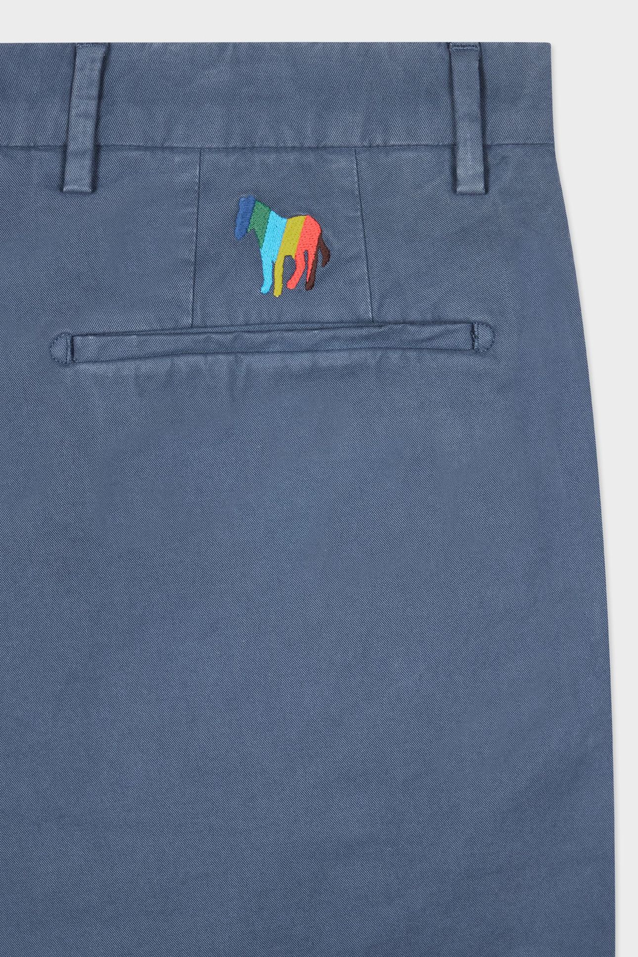 MENS MID FIT CLEAN CHINO BS ZEBRAEMB SLATE 3