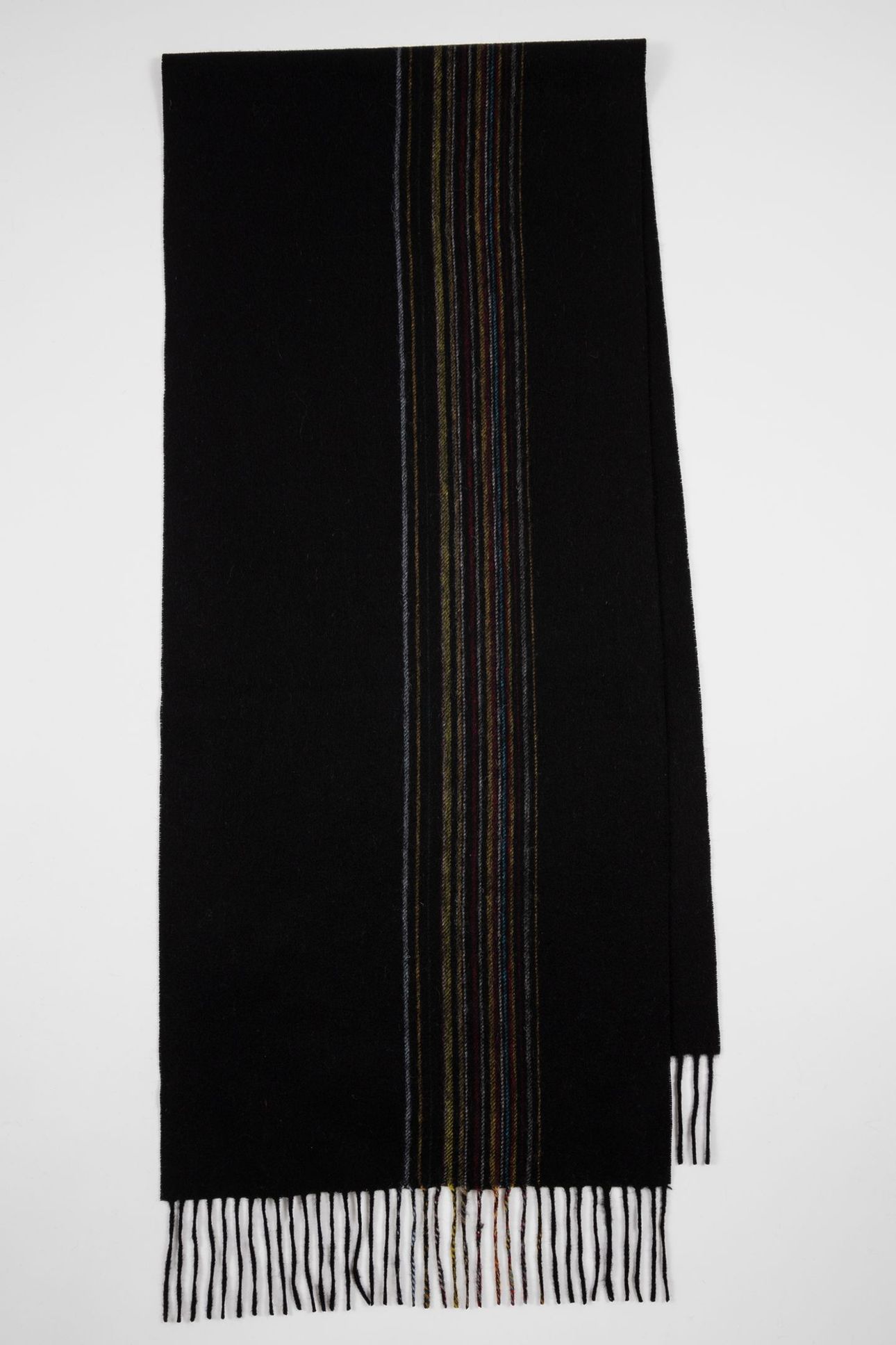 MEN SCARF OFFSET SIGNATR BLACK 1
