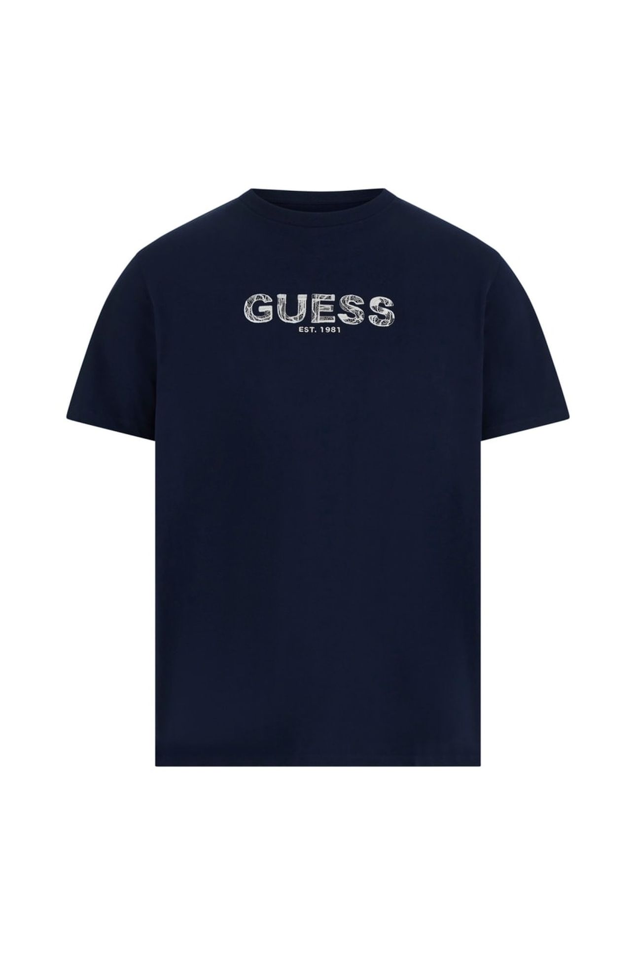 SS BSC GUESS EMBROID SMART BLUE MULTI 5