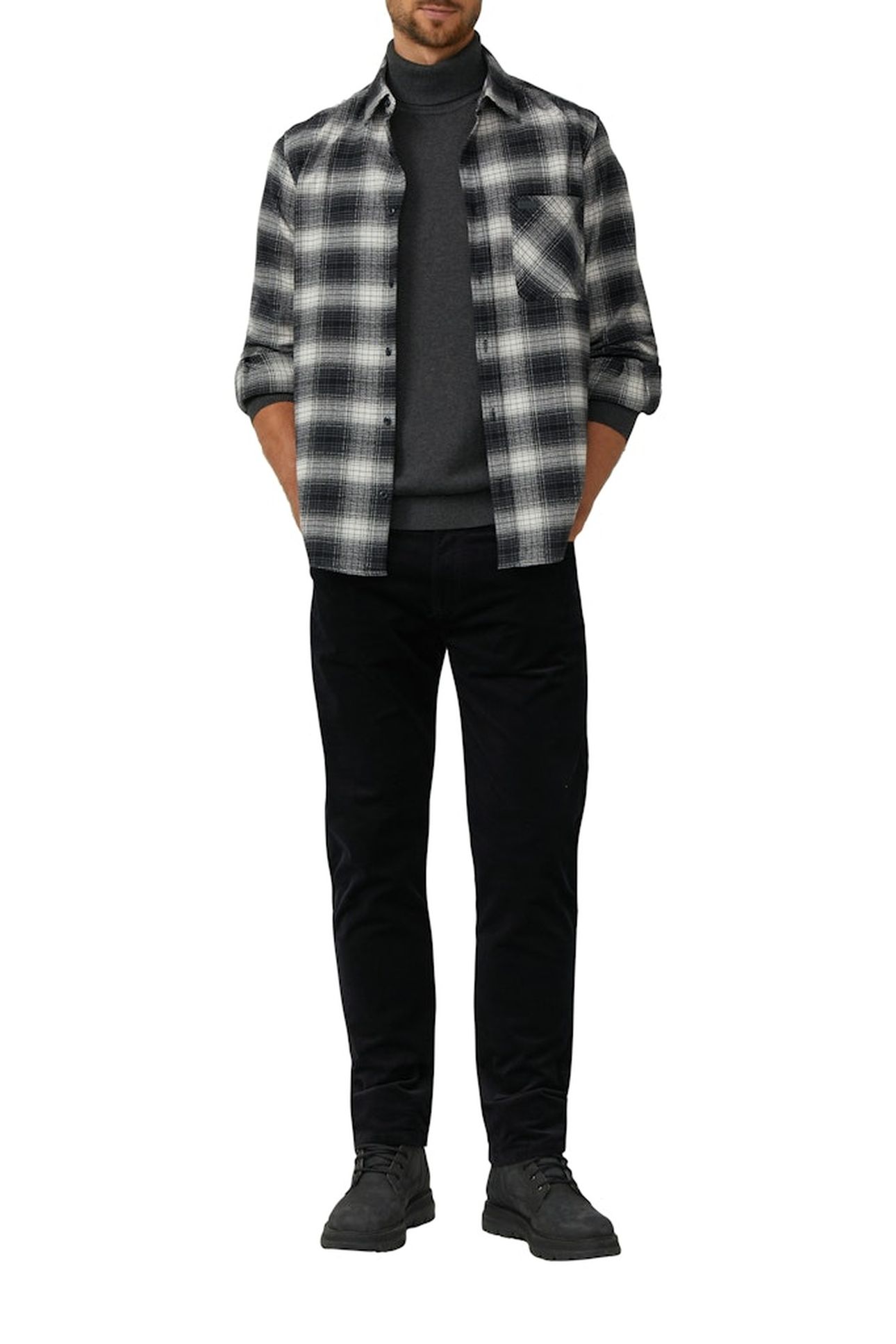S.OLIVER PULLOVER GREY/BLACK 4