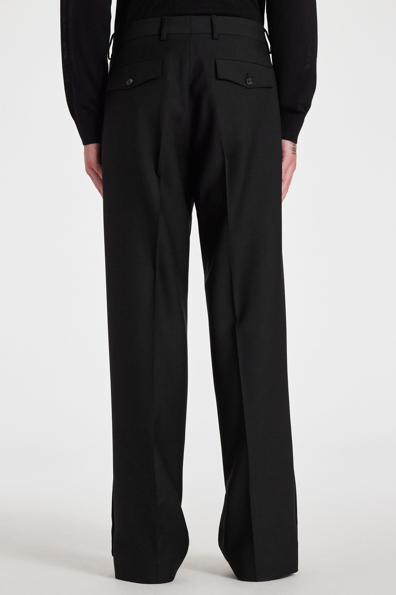 MENS SLIM FIT TROUSER BLACK 2