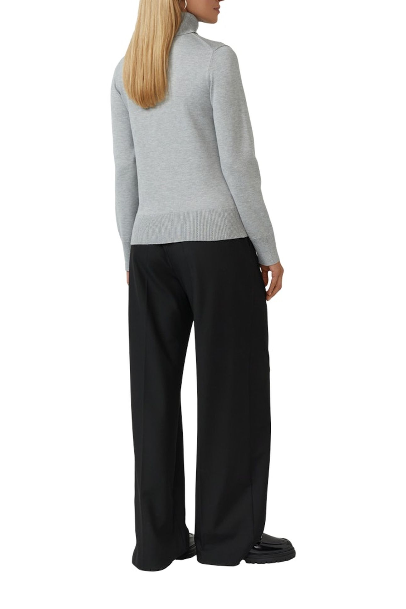S.OLIVER PULLOVER GREY/BLACK 2