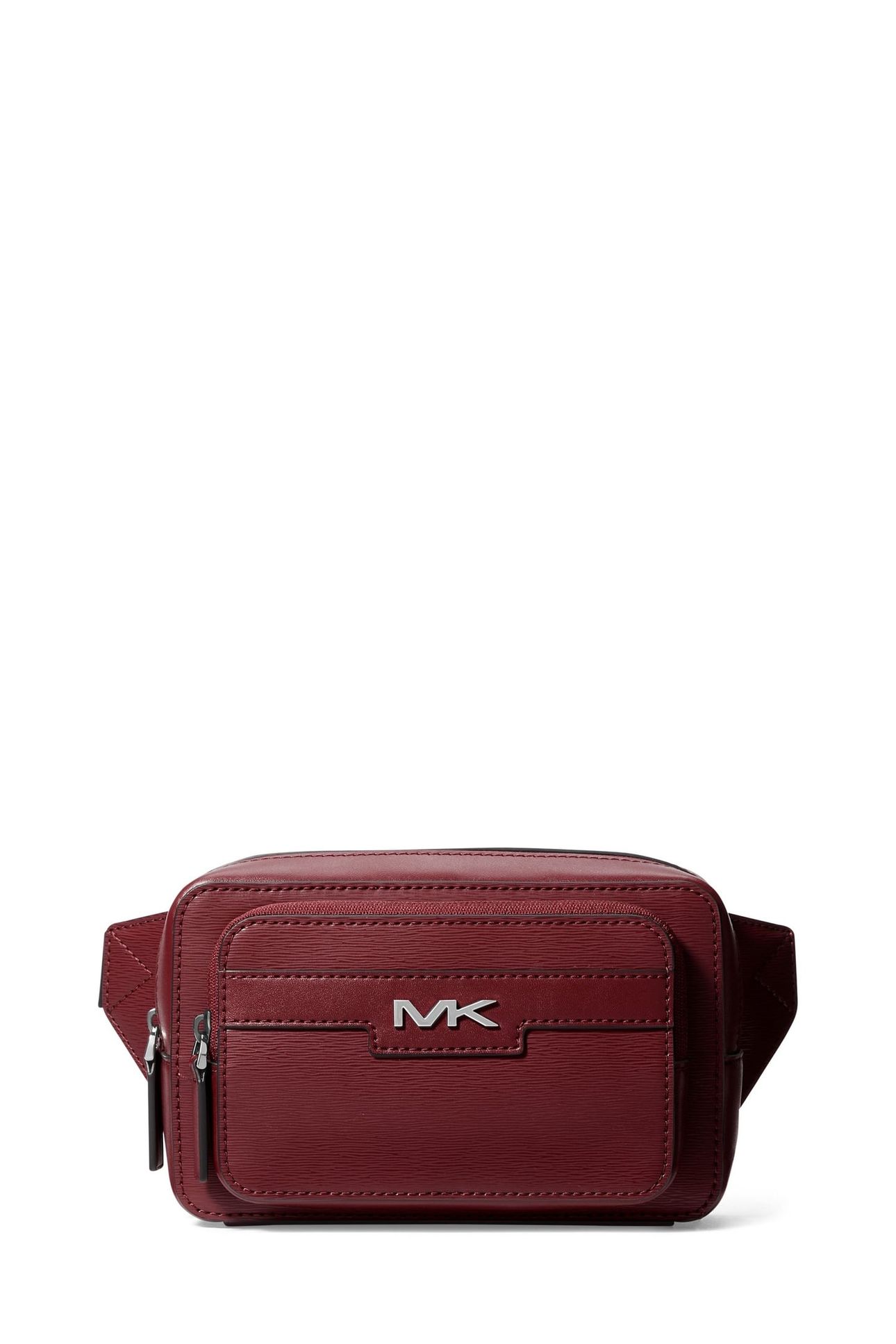 DOUBLE ZIP BELT BAG DK CHERRY 1