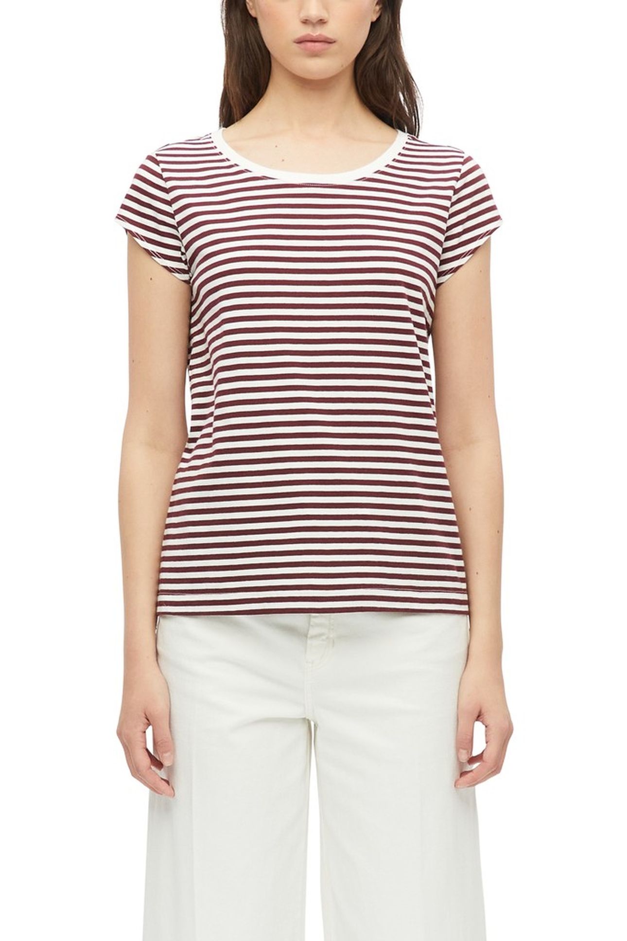 S.OLIVER T-SHIRTS BURGUNDY 1