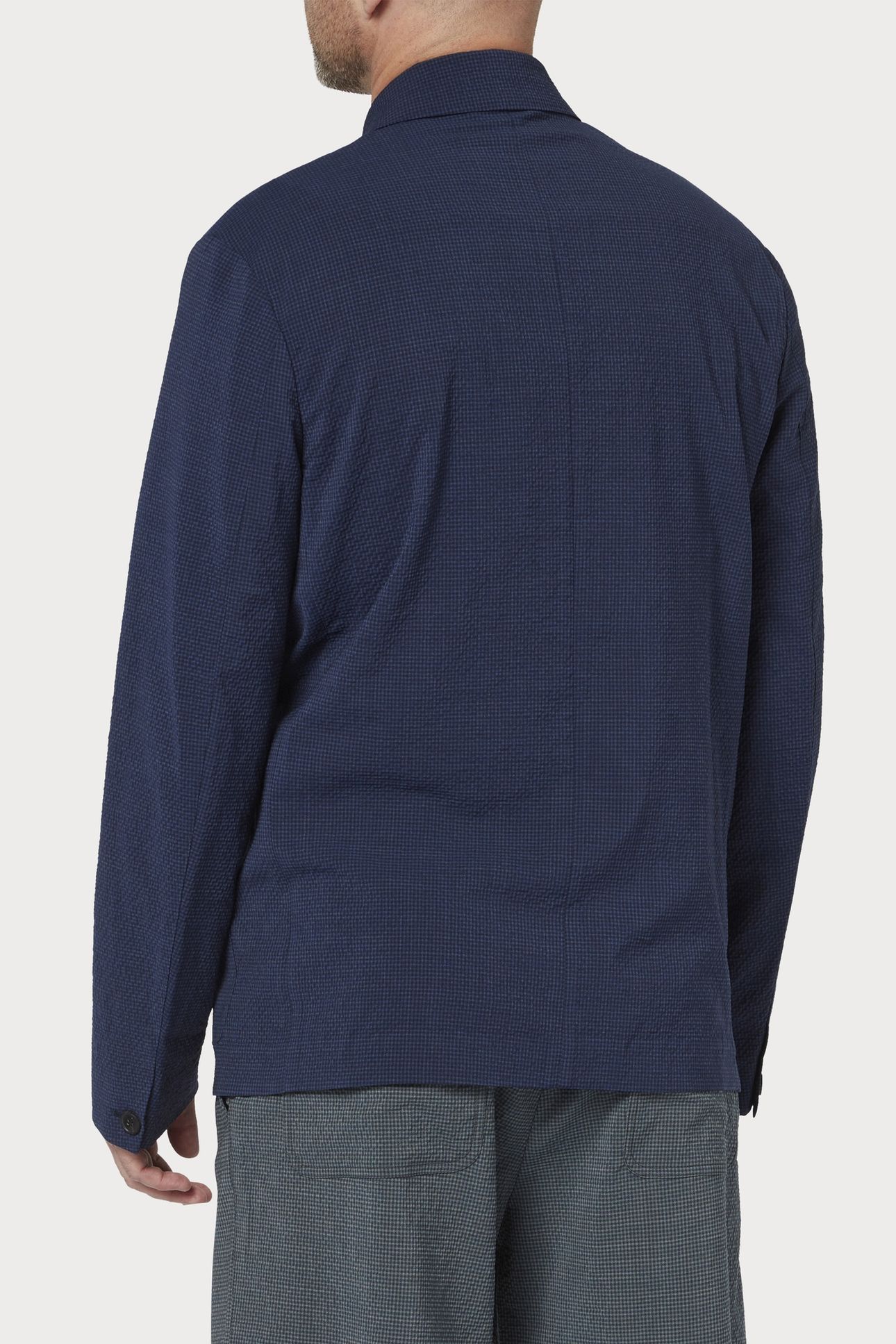 MENS 4BTN CASUAL JKT INKY BLUE 2