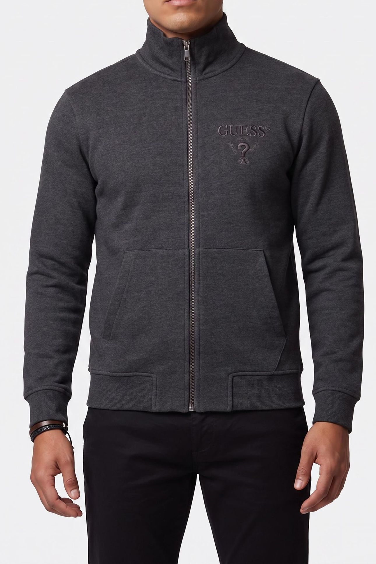 AL HIGH NECK FULLZIP DOWNEY HEATHER M96 1