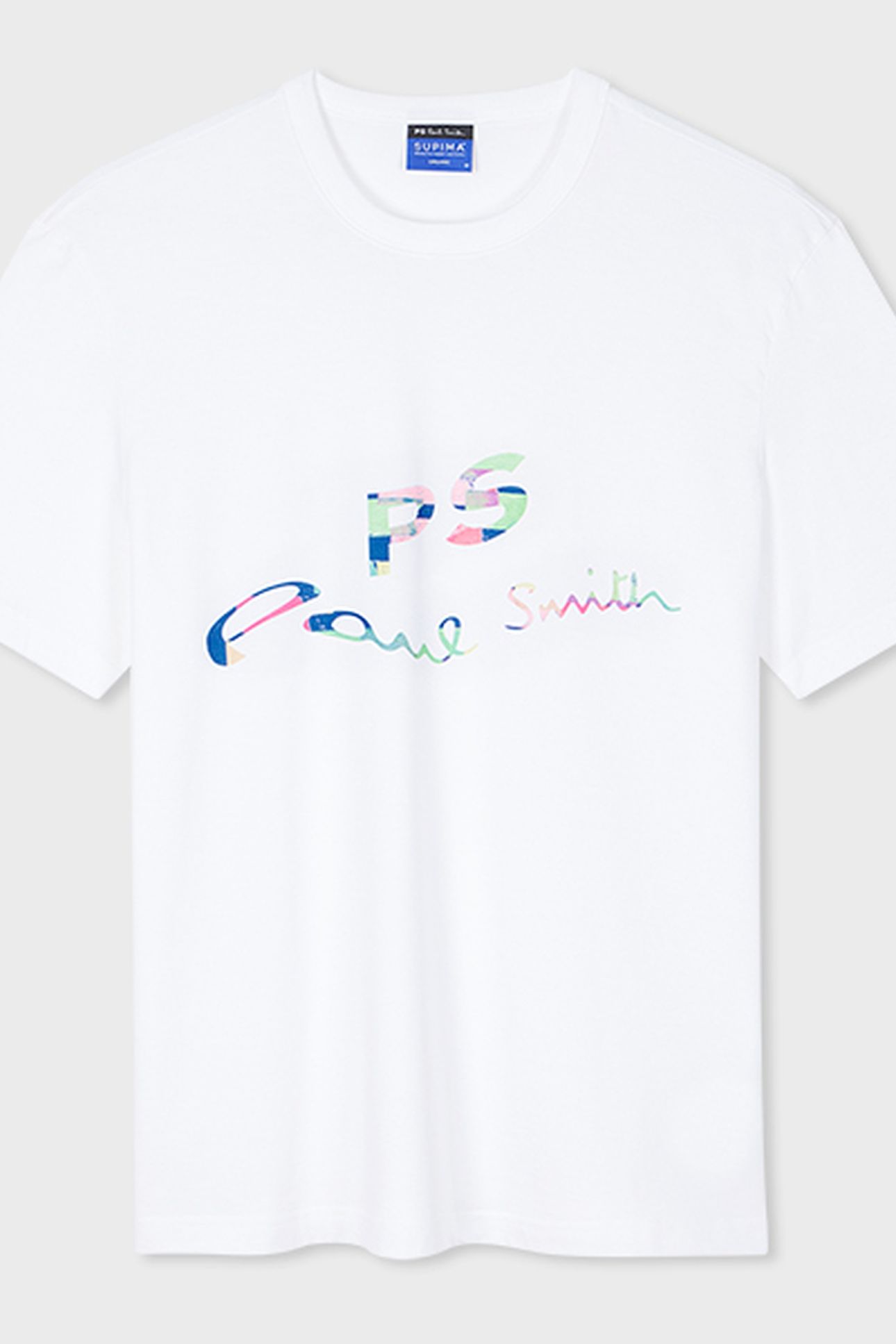 MENS REG FIT SS T SHIRT PS PAUL SMITH WHITE 2