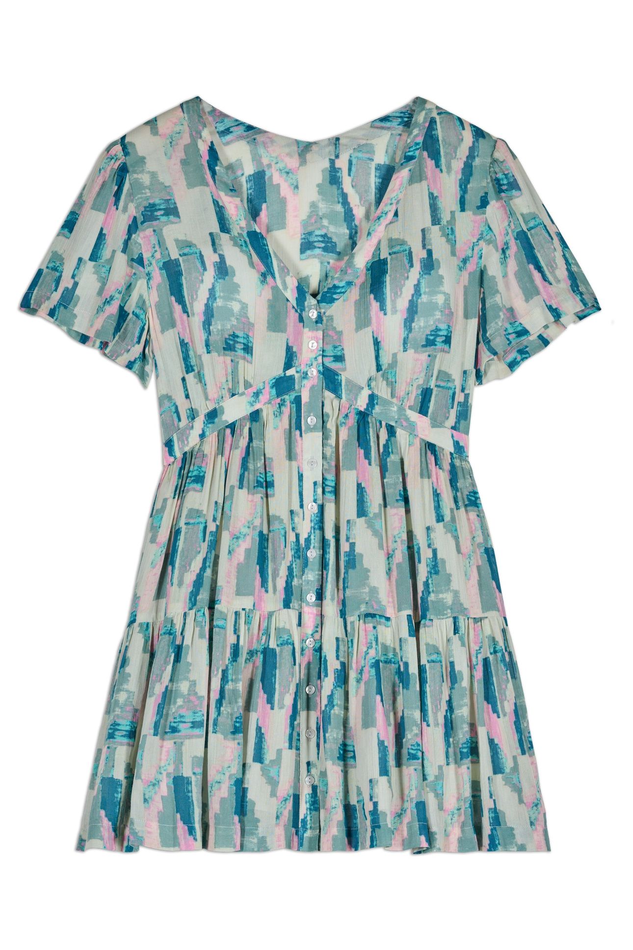 MINI DRESS TURQUOISE 3