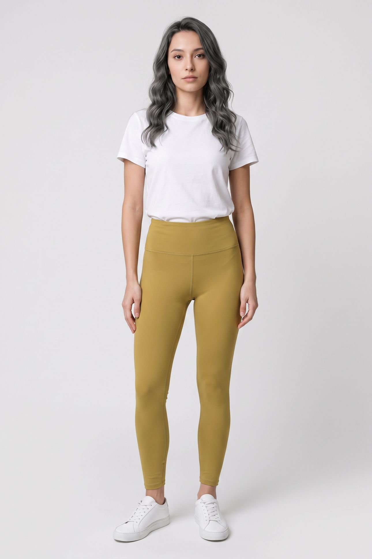 DEFINE HIGH-WAISTED 7/8 LEGGING THYME 3