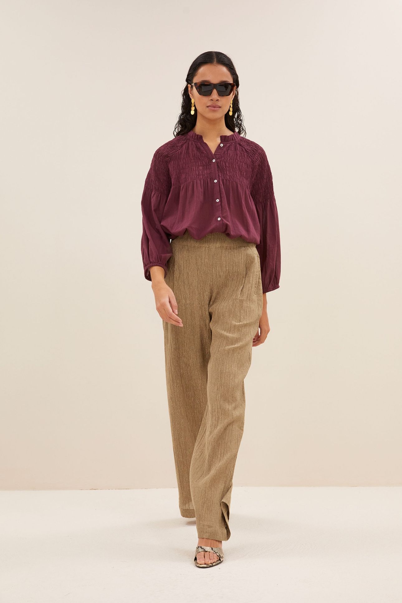 BENJI LUREX PANTS GOLD 2