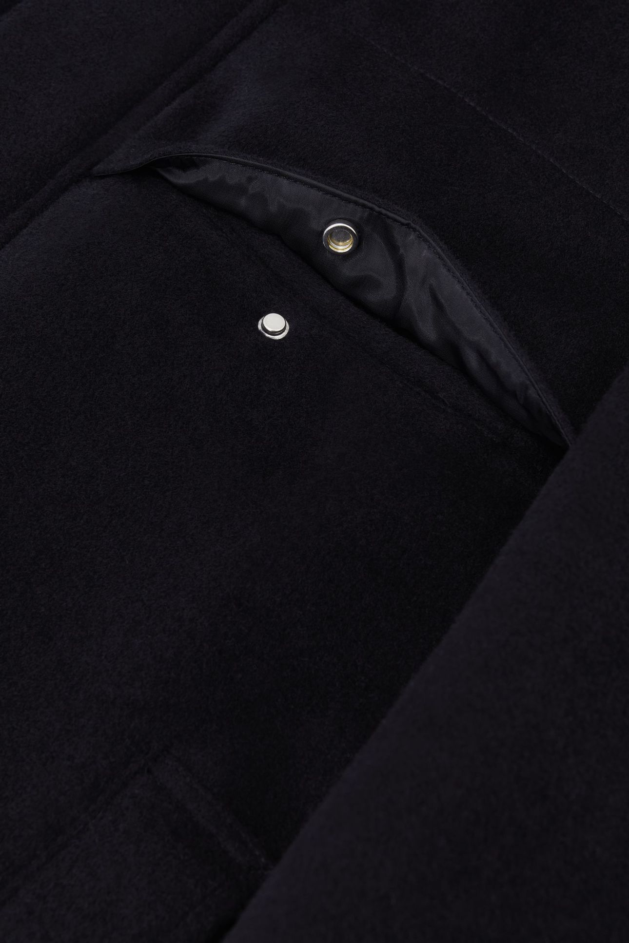 LS WOOL ZIP THROUGH FUNNEL NECK JACKET NAVY 6