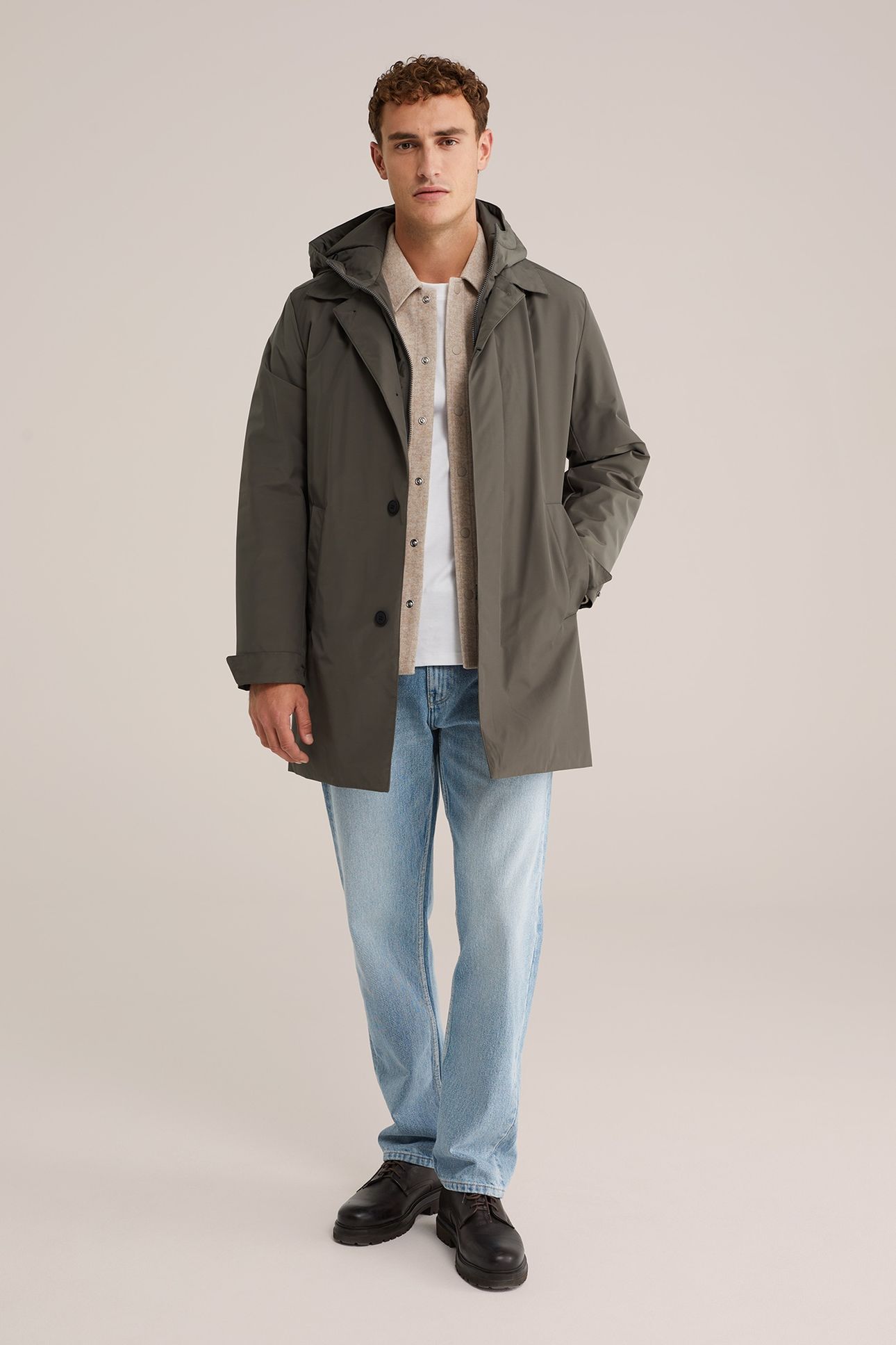 COAT GREYISH GREEN 1
