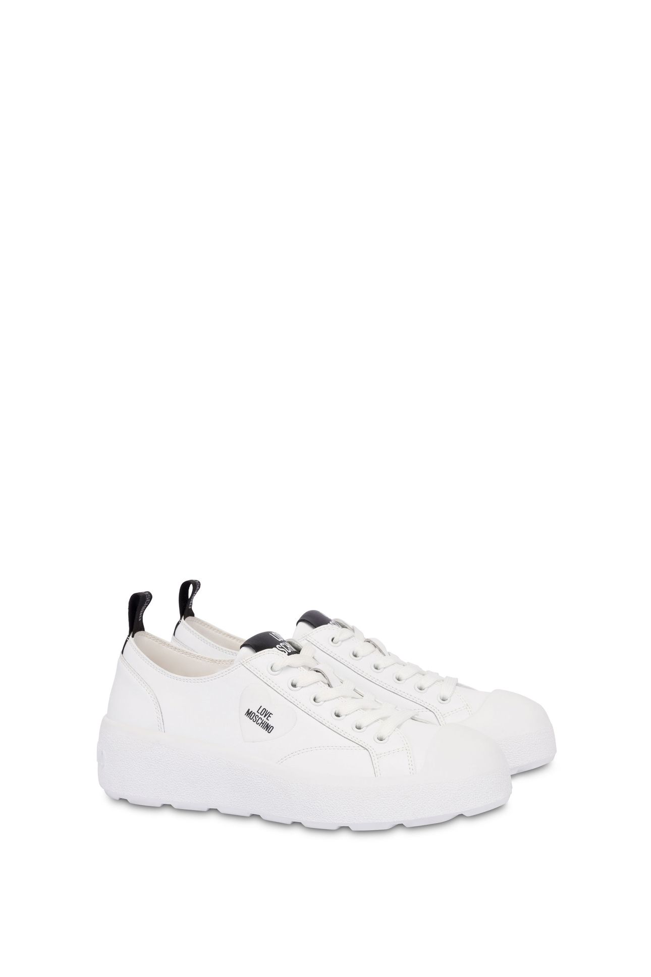 CALFSKIN SNEAKERS WHITE 2