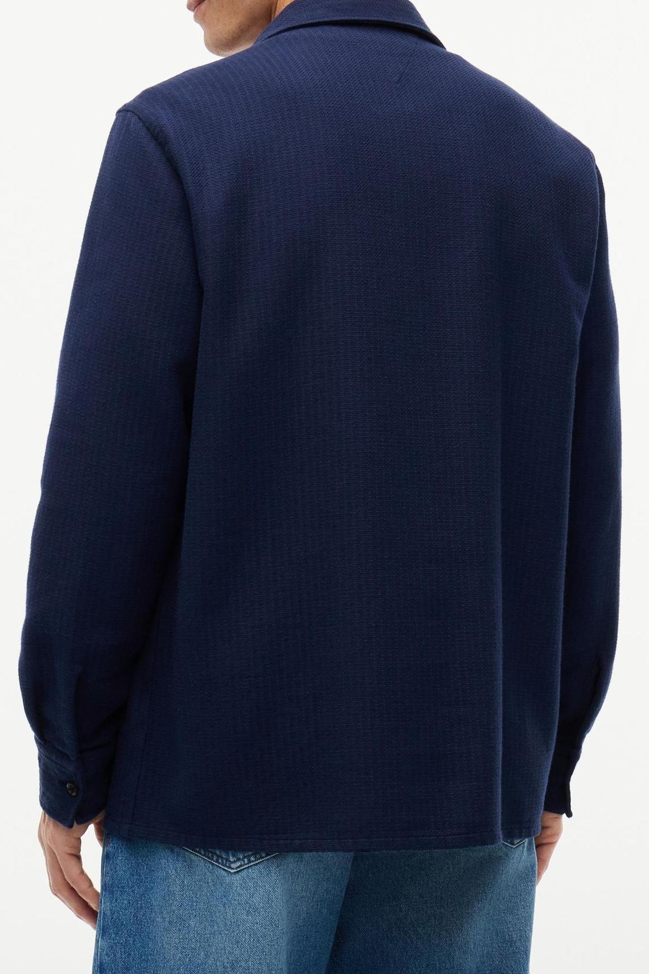 COTTON OVERSHIRT CARBON NAVY 3