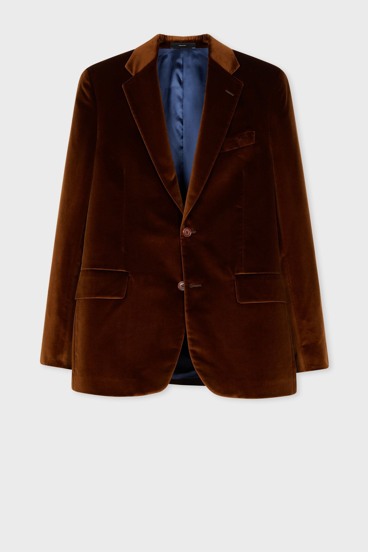 MENS TAILORED FIT 2 BUTTON JACKET BROWN 4