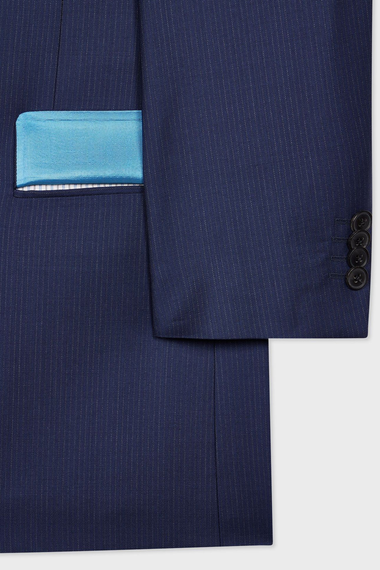 MENS TAILORED FIT 2 BUTTON SUIT NAVY 4